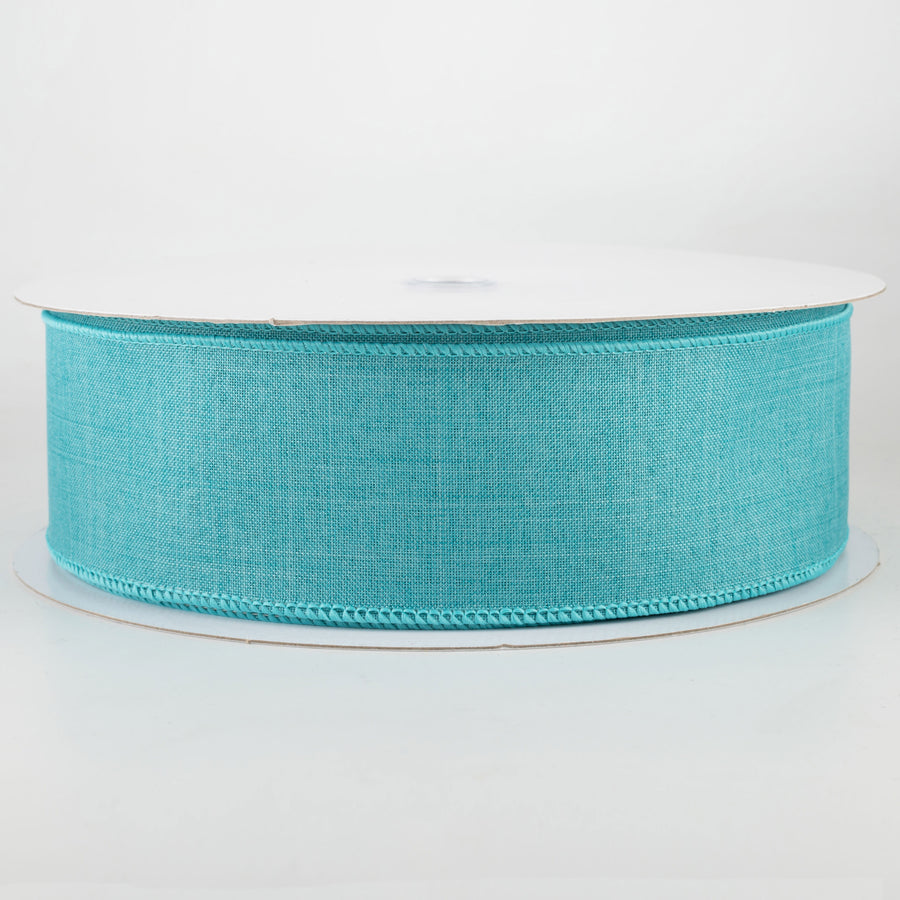 2.5" Royal Canvas Ribbon: Light Teal (50 Yards)