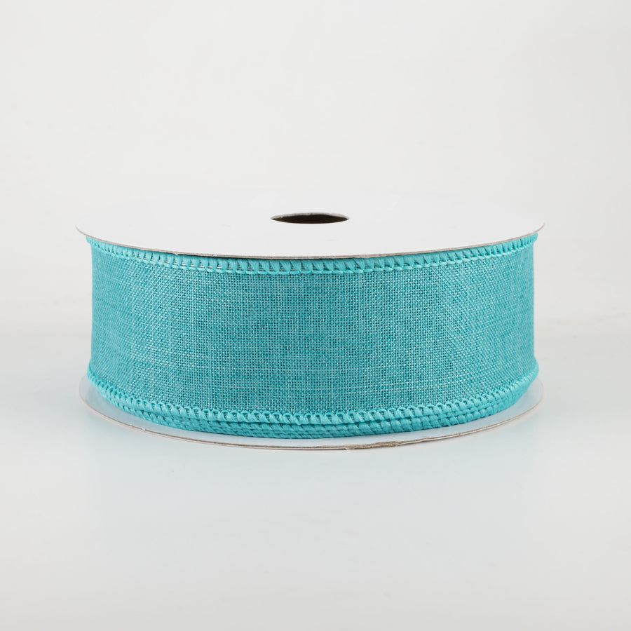 1.5" Royal Canvas Ribbon: Light Teal (10 Yards)