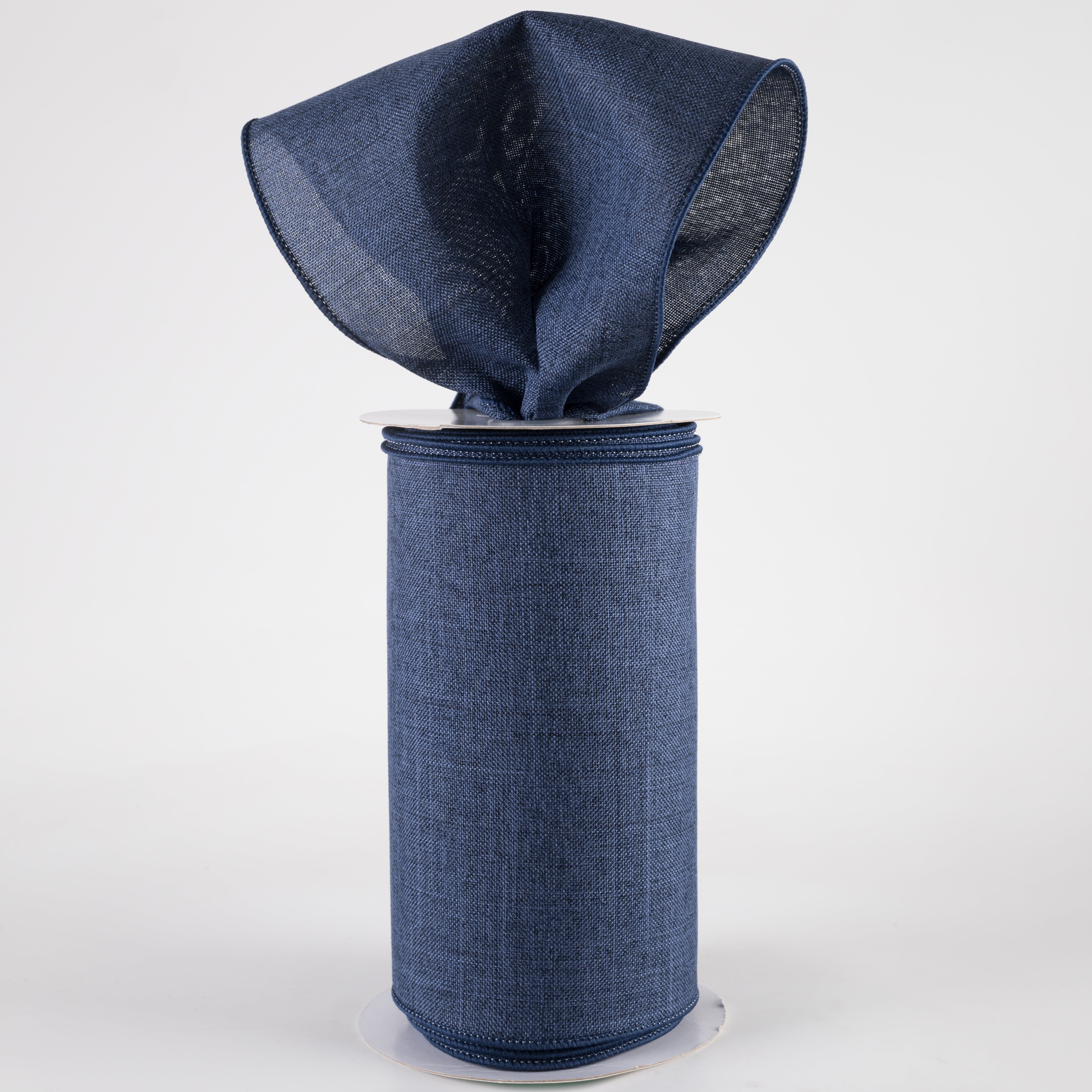 6" Royal Canvas Ribbon: Navy Blue (10 Yards) Lifestyle Photo