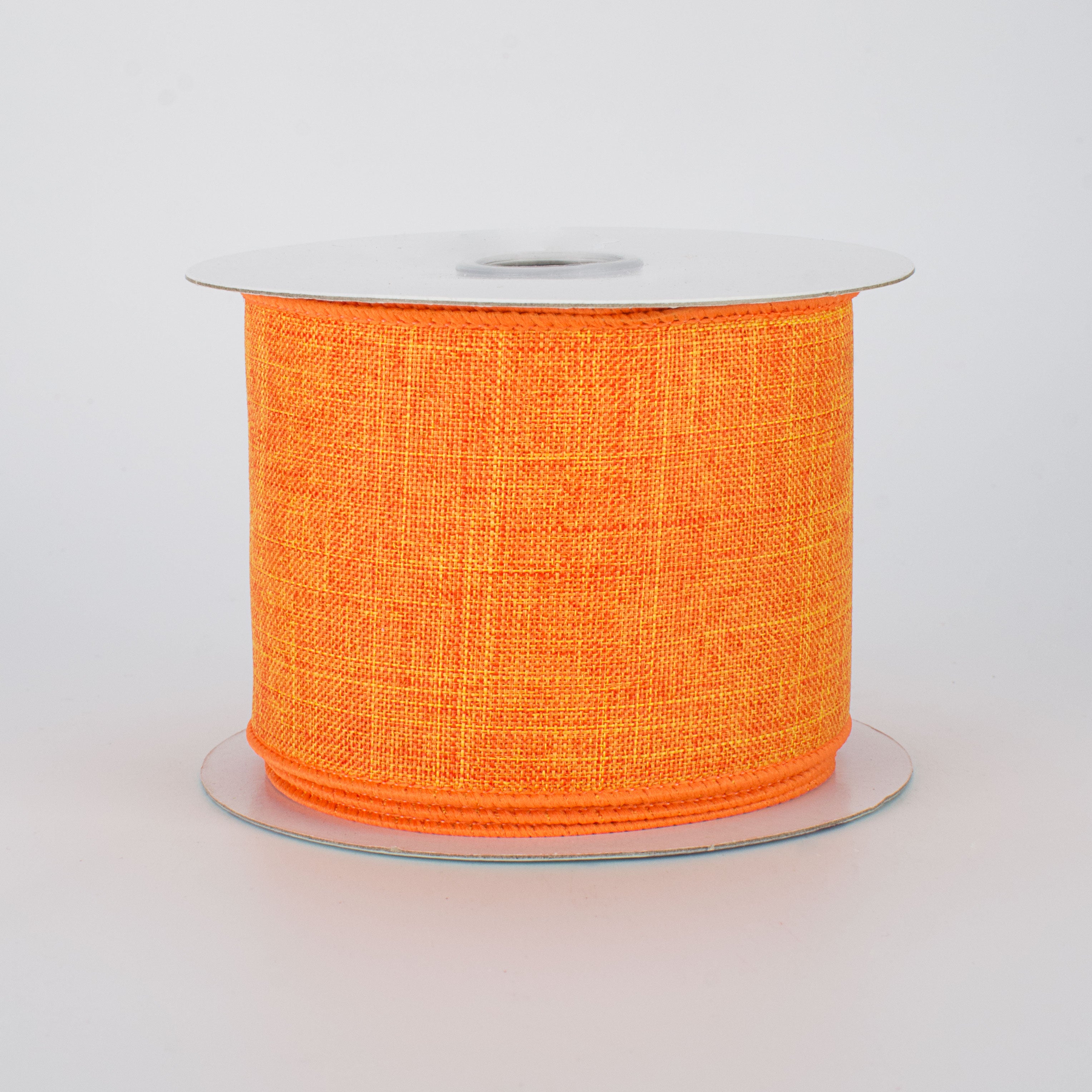 2.5" Royal Canvas Ribbon: Orange (10 Yards)