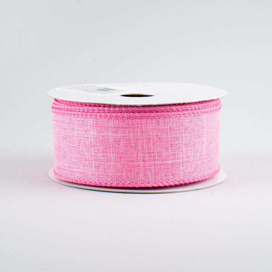 1.5" Royal Canvas Ribbon: Pink (10 Yards)