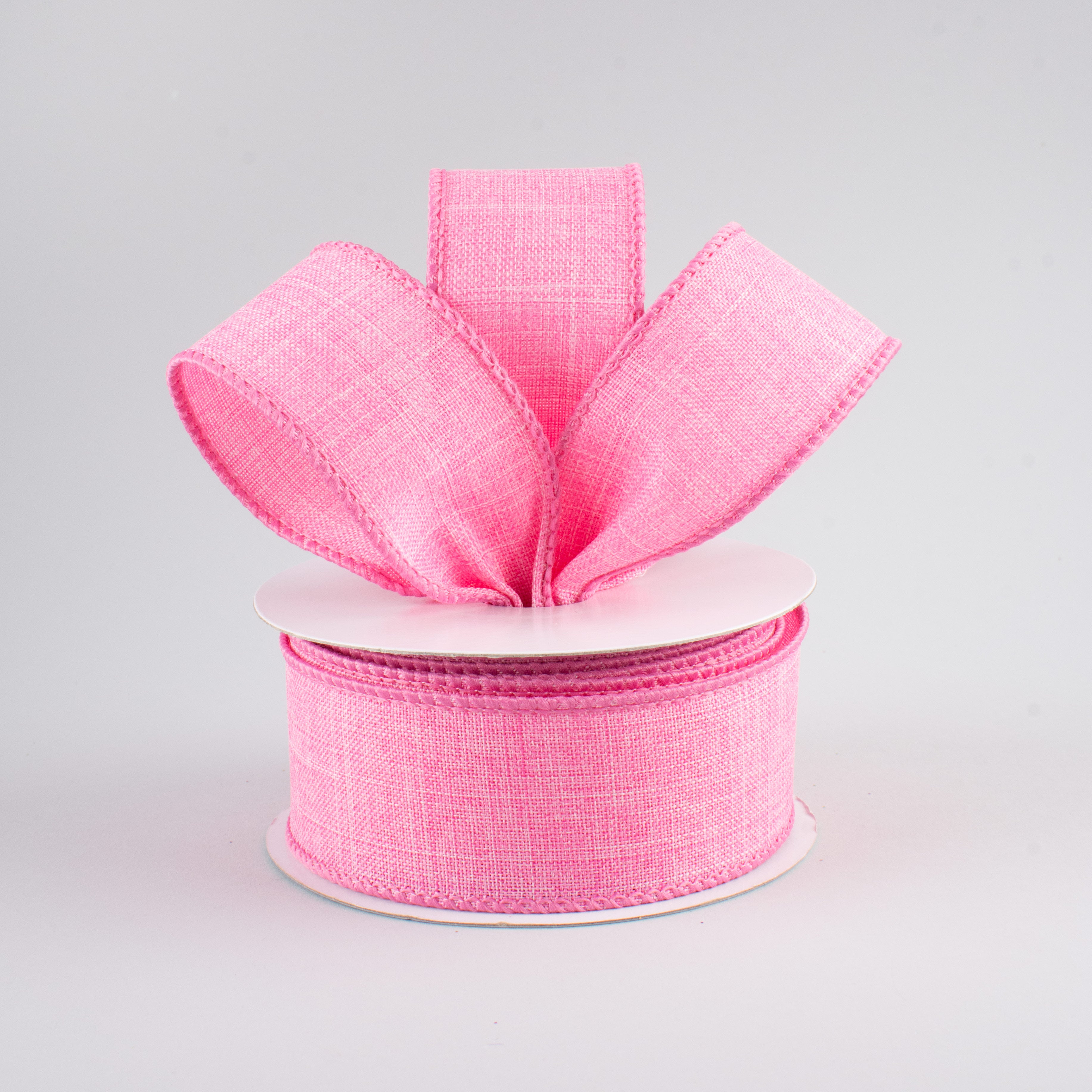 1.5" Royal Canvas Ribbon: Pink (10 Yards) Lifestyle Photo