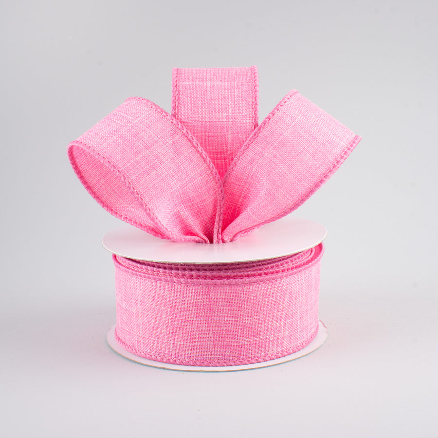 1.5" Royal Canvas Ribbon: Pink (10 Yards) Lifestyle Photo