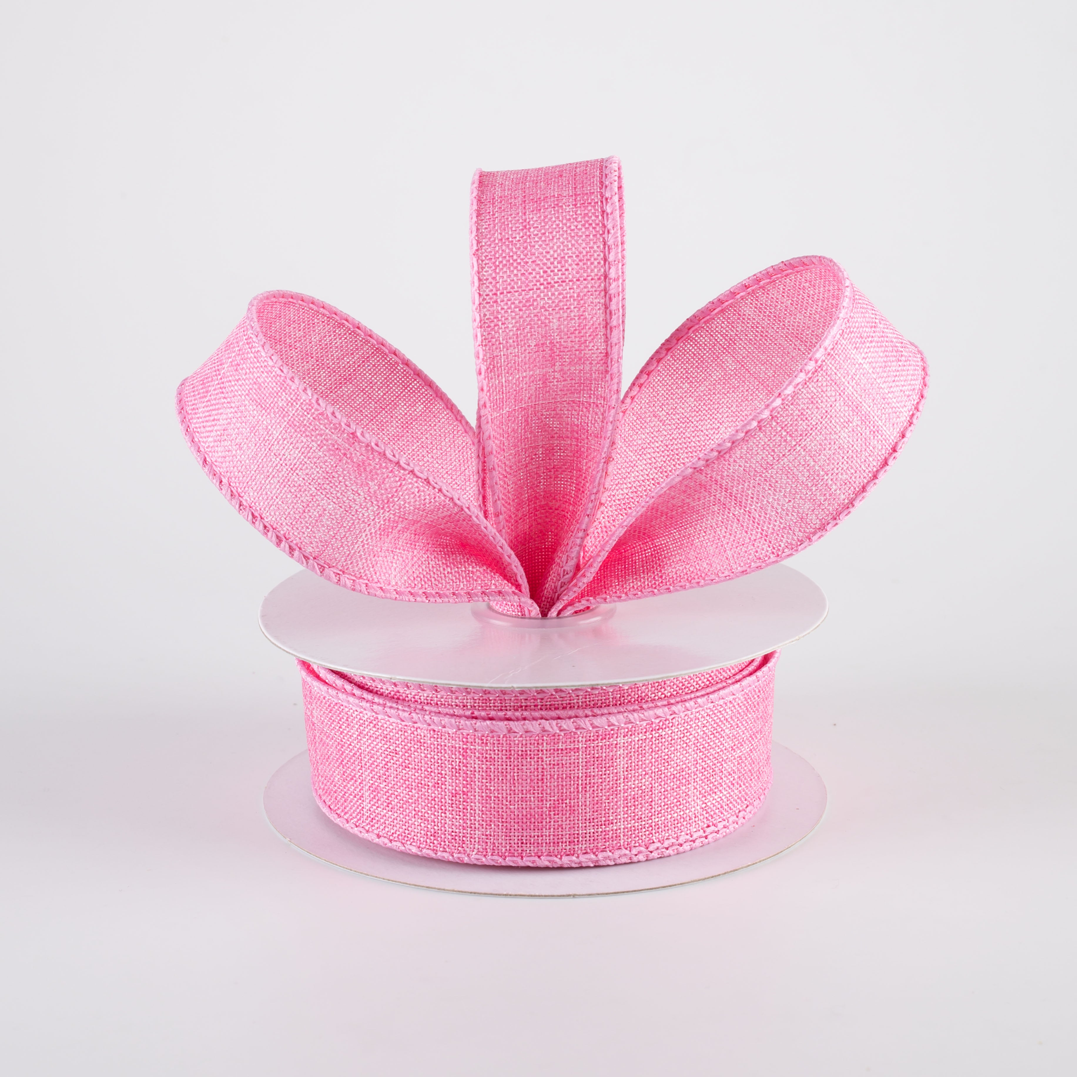 7/8" Royal Canvas Ribbon: Pink (10 Yards) Lifestyle Photo
