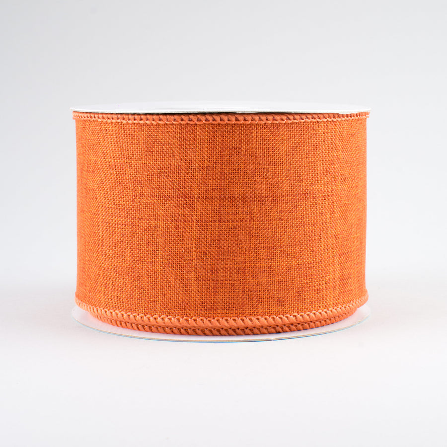 2.5" Royal Canvas Ribbon: Rust (10 Yards)