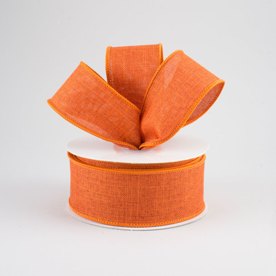 1.5" Royal Canvas Ribbon: Rust (10 Yards) Lifestyle Photo