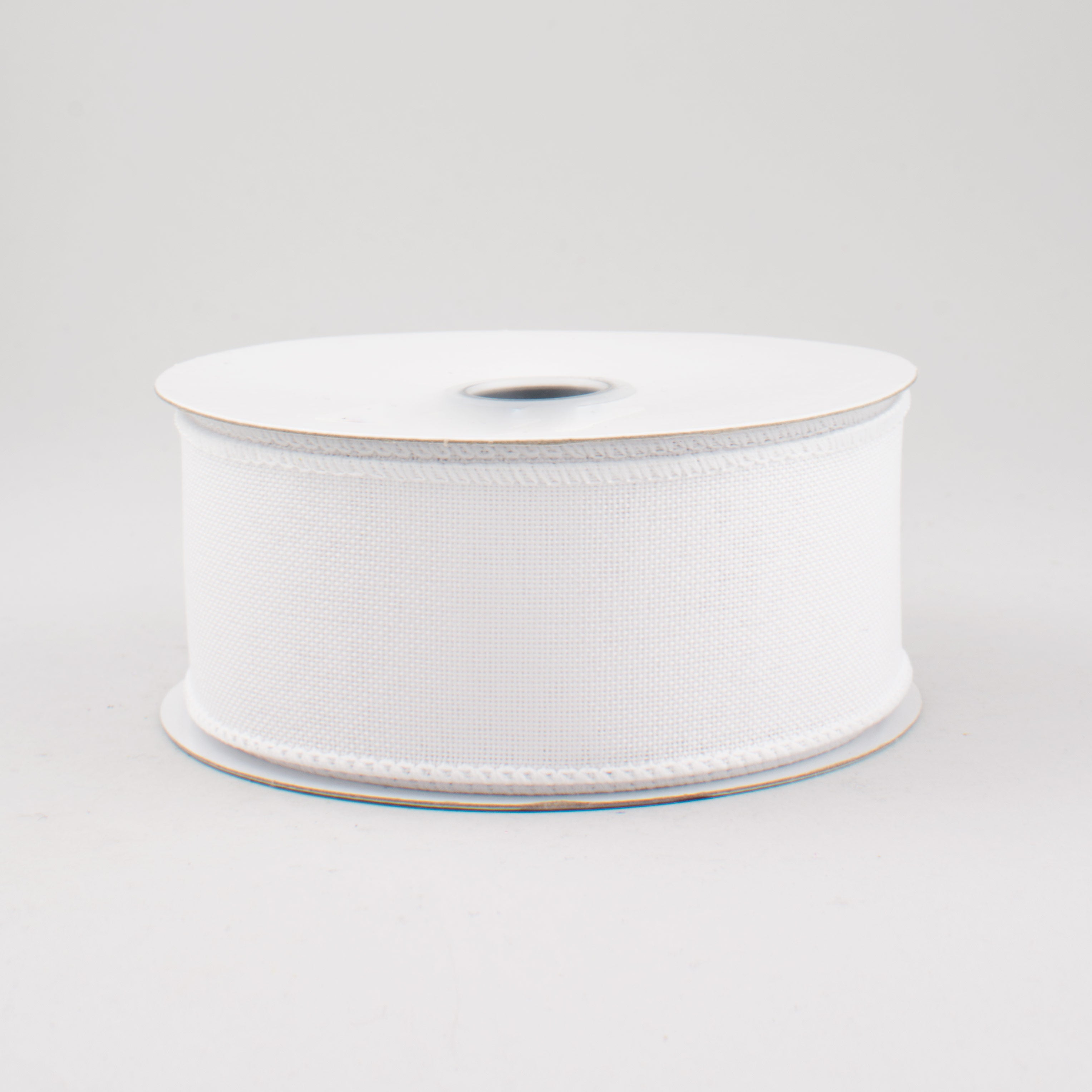 1.5" Royal Canvas Ribbon: White (10 Yards)