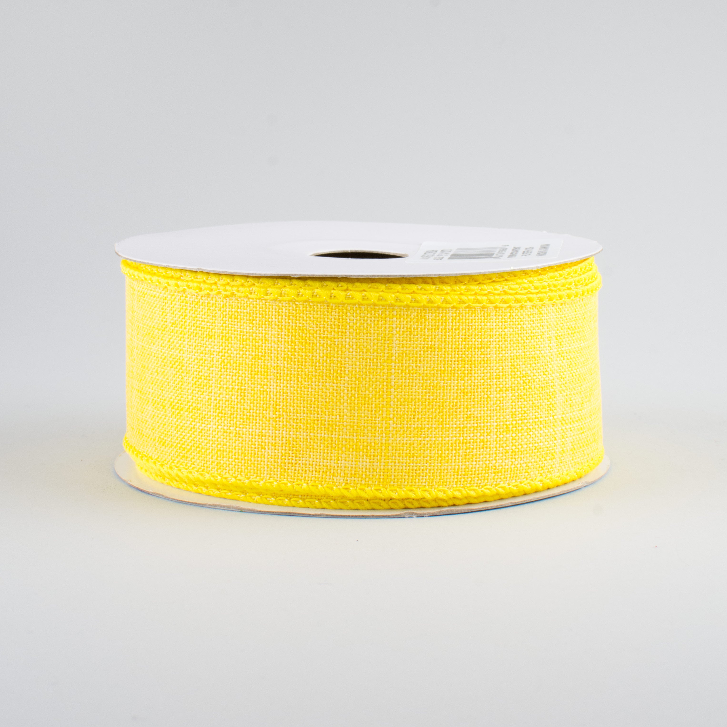 1.5" Royal Canvas Ribbon: Yellow (10 Yards)