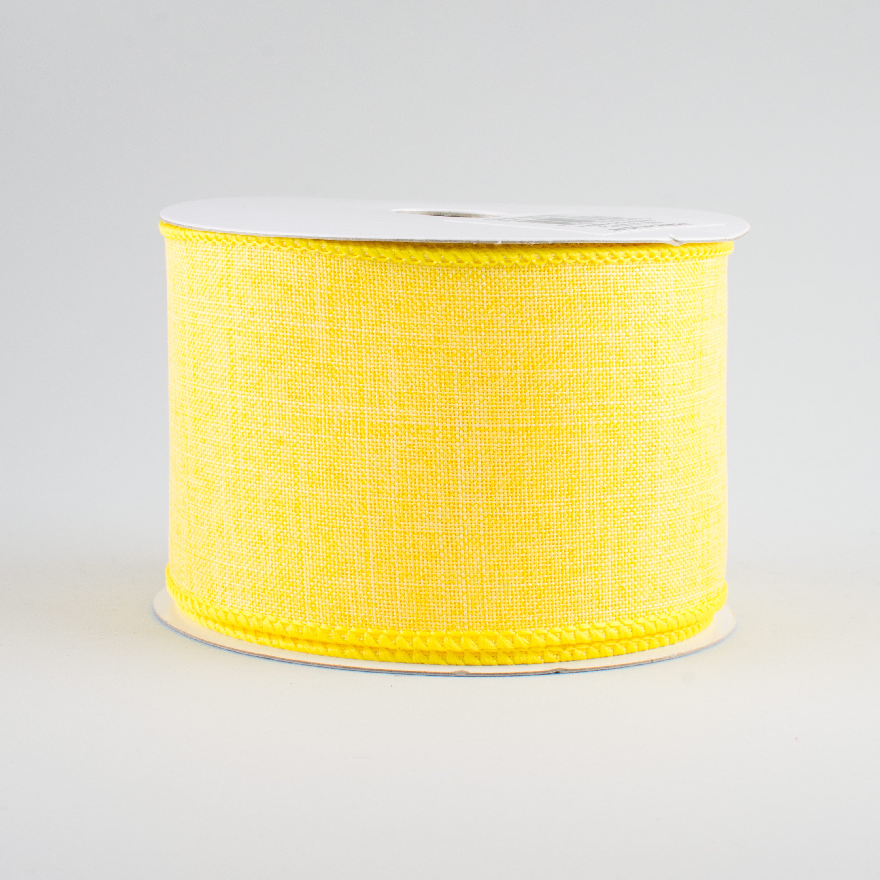 2.5" Royal Canvas Ribbon: Yellow (10 Yards)