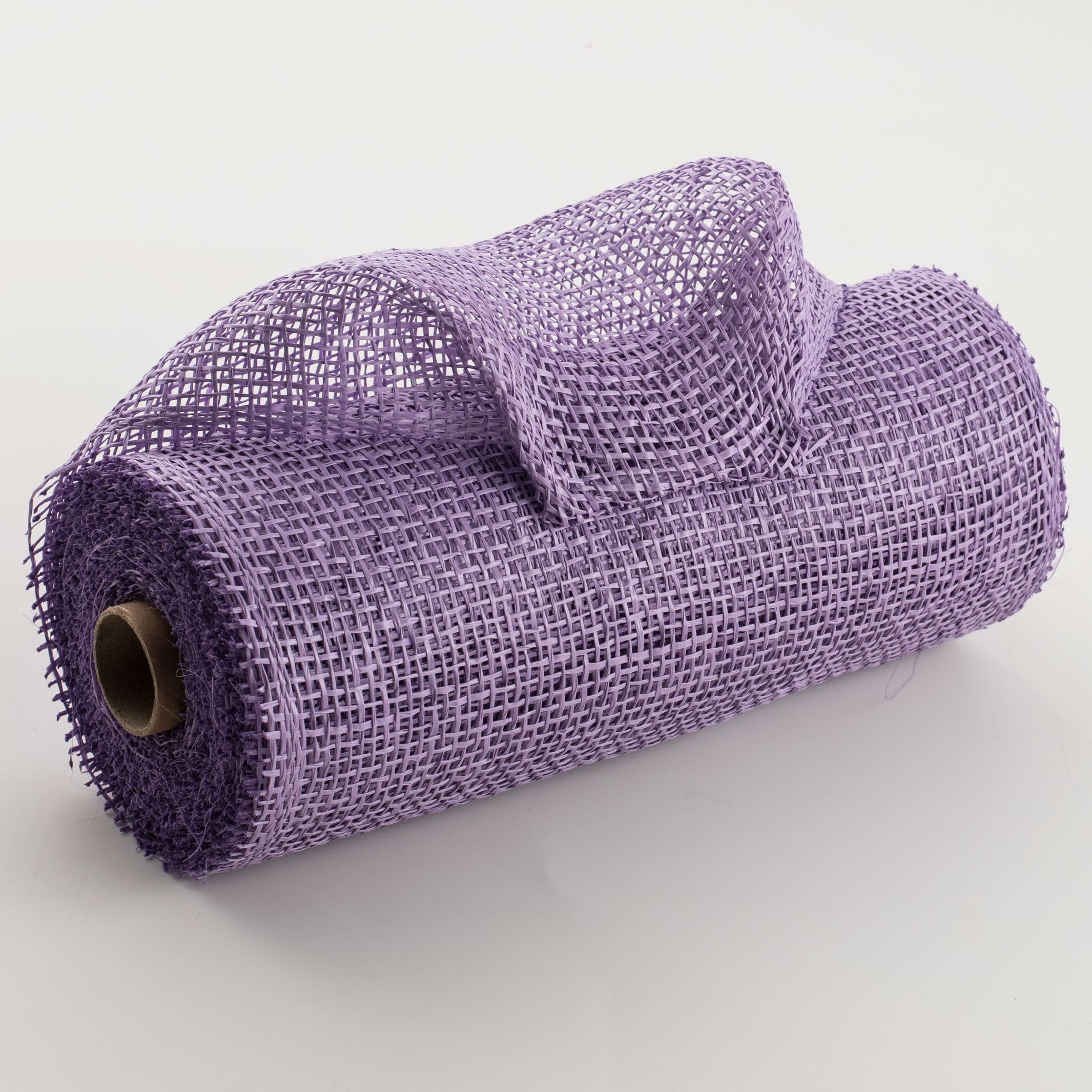 10" Poly Burlap Mesh: Lavender Purple
