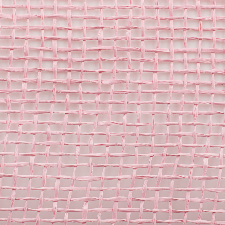 10" Poly Burlap Mesh: Light Pink