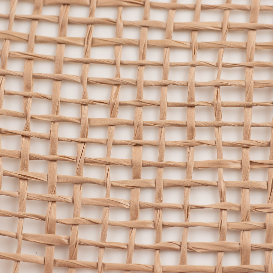 10" Poly Burlap Mesh: Natural Brown