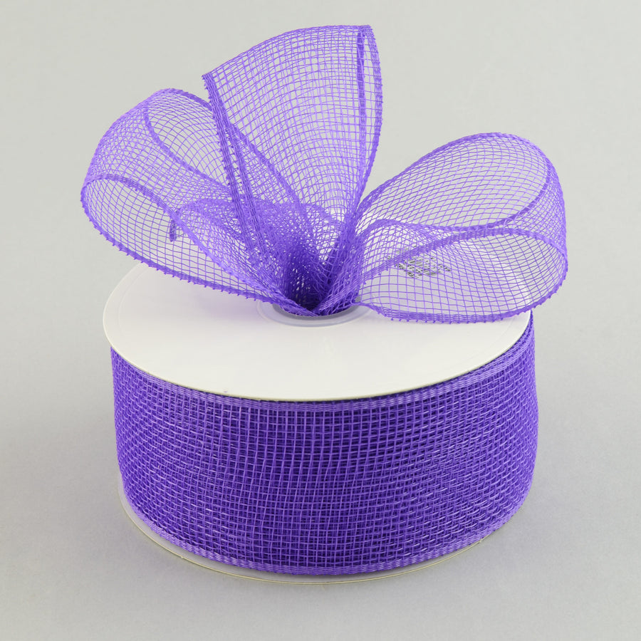 2.5" Poly Deco Mesh Ribbon: Purple
