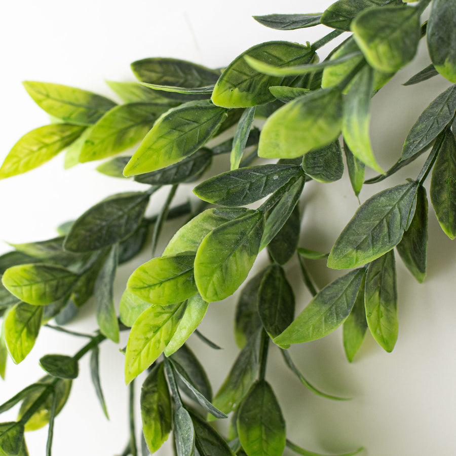 6' Ruscus Foliage Garland detail photo 3