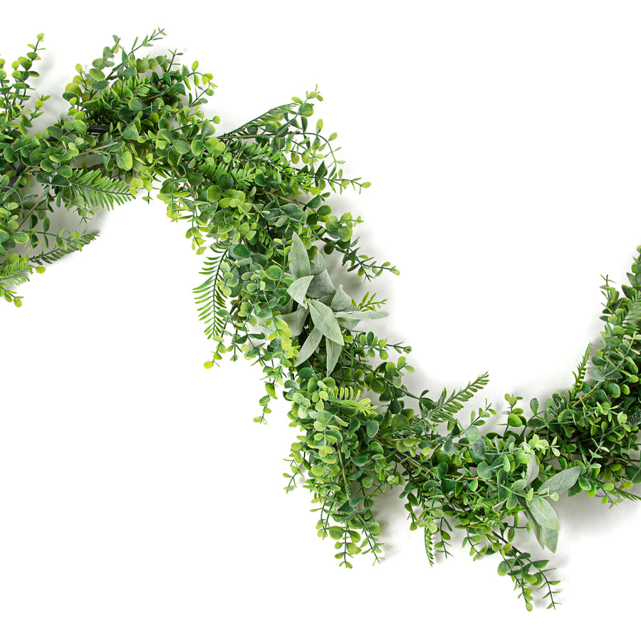 67" Sage, Eucalyptus, Fern Garland Item Number: 2390065VG