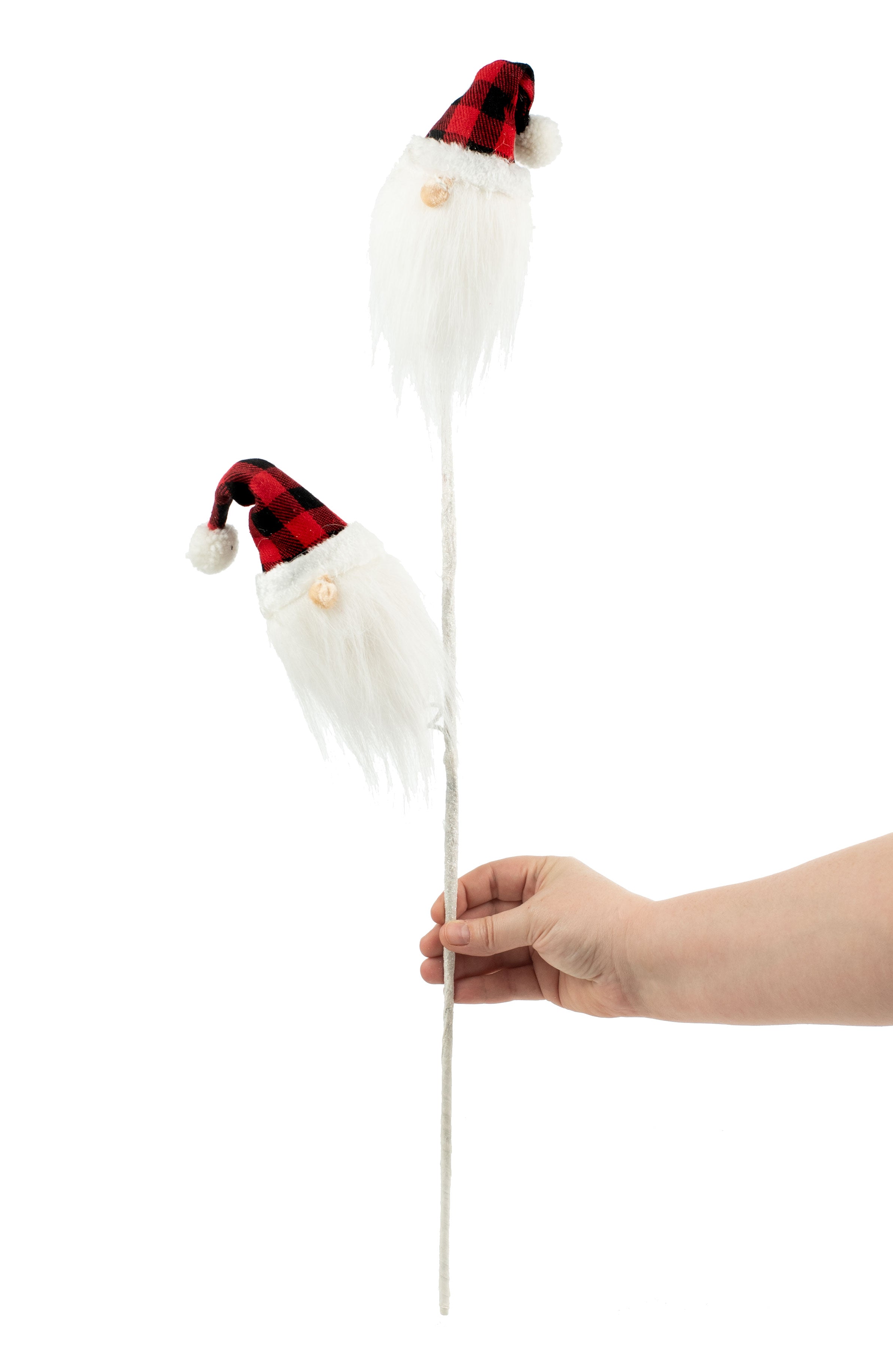 30" Santa Gnome Pick: Black & Red Lifestyle Photo