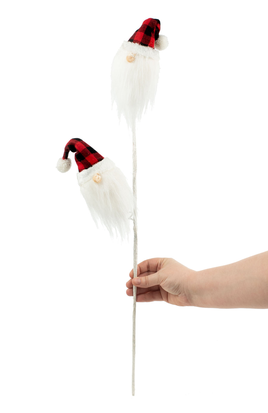 30" Santa Gnome Pick: Black & Red Lifestyle Photo