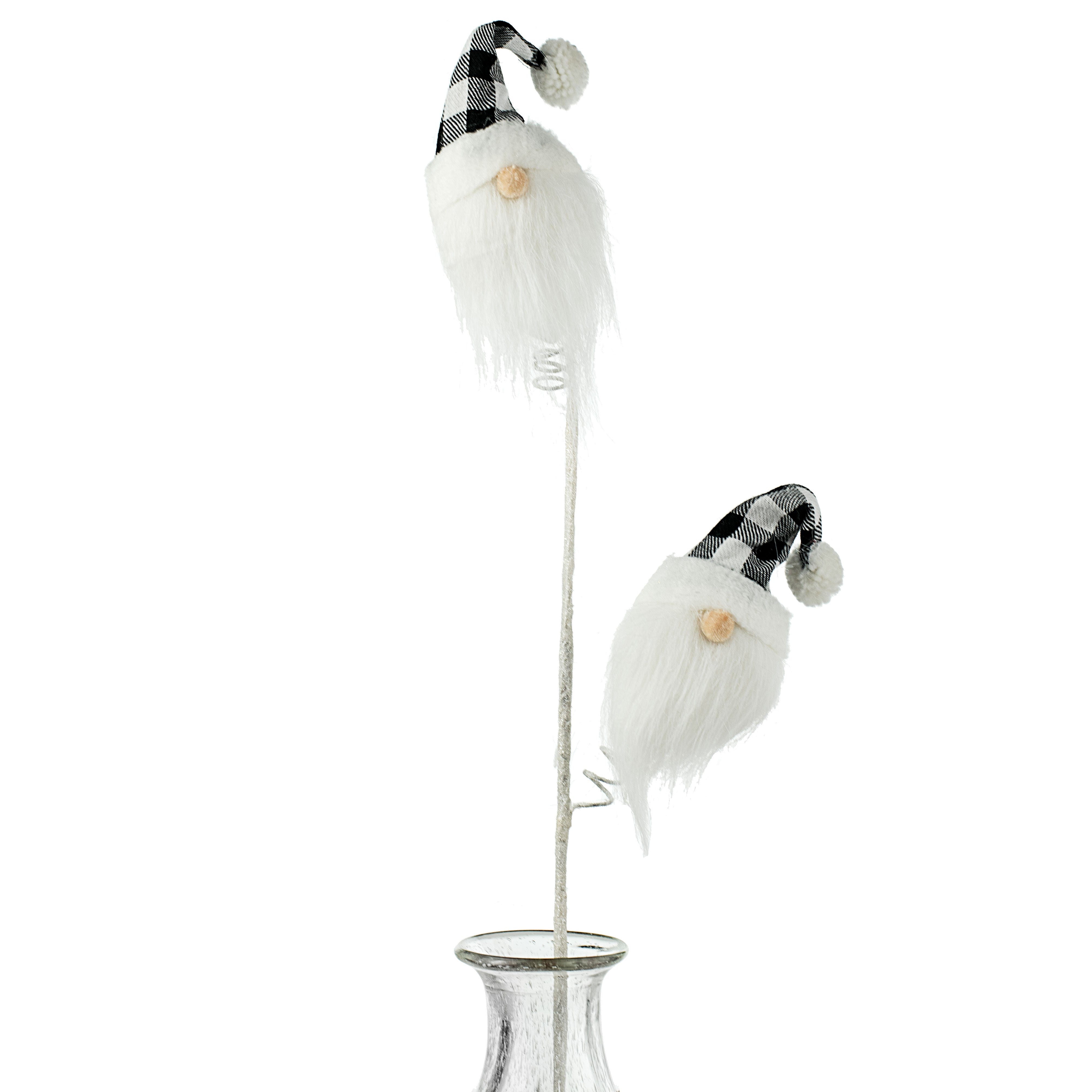 30" Santa Gnome Pick: Black & White Item Number: XS978136