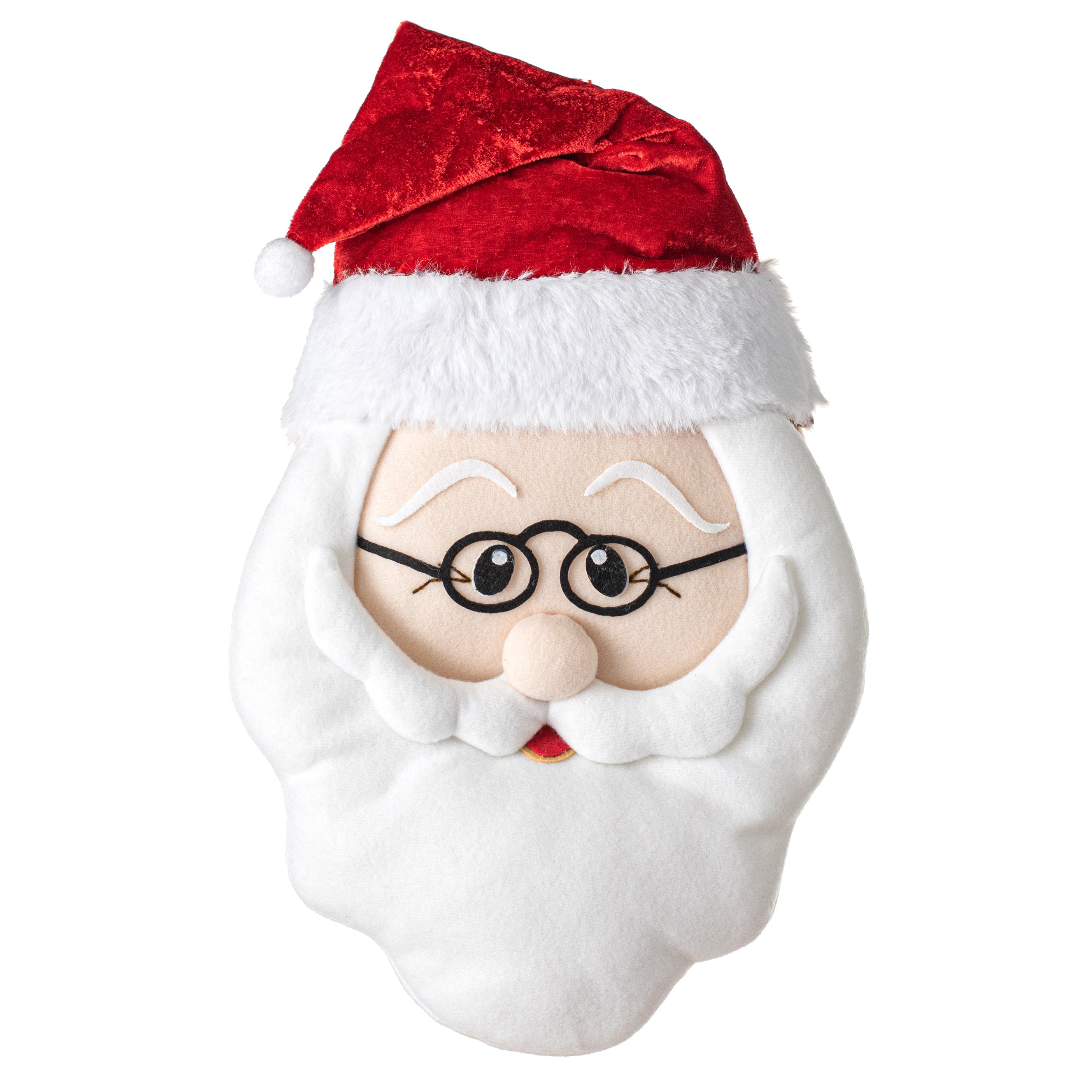 15" Santa Head Wreath Accent Item Number: 85294RDWT