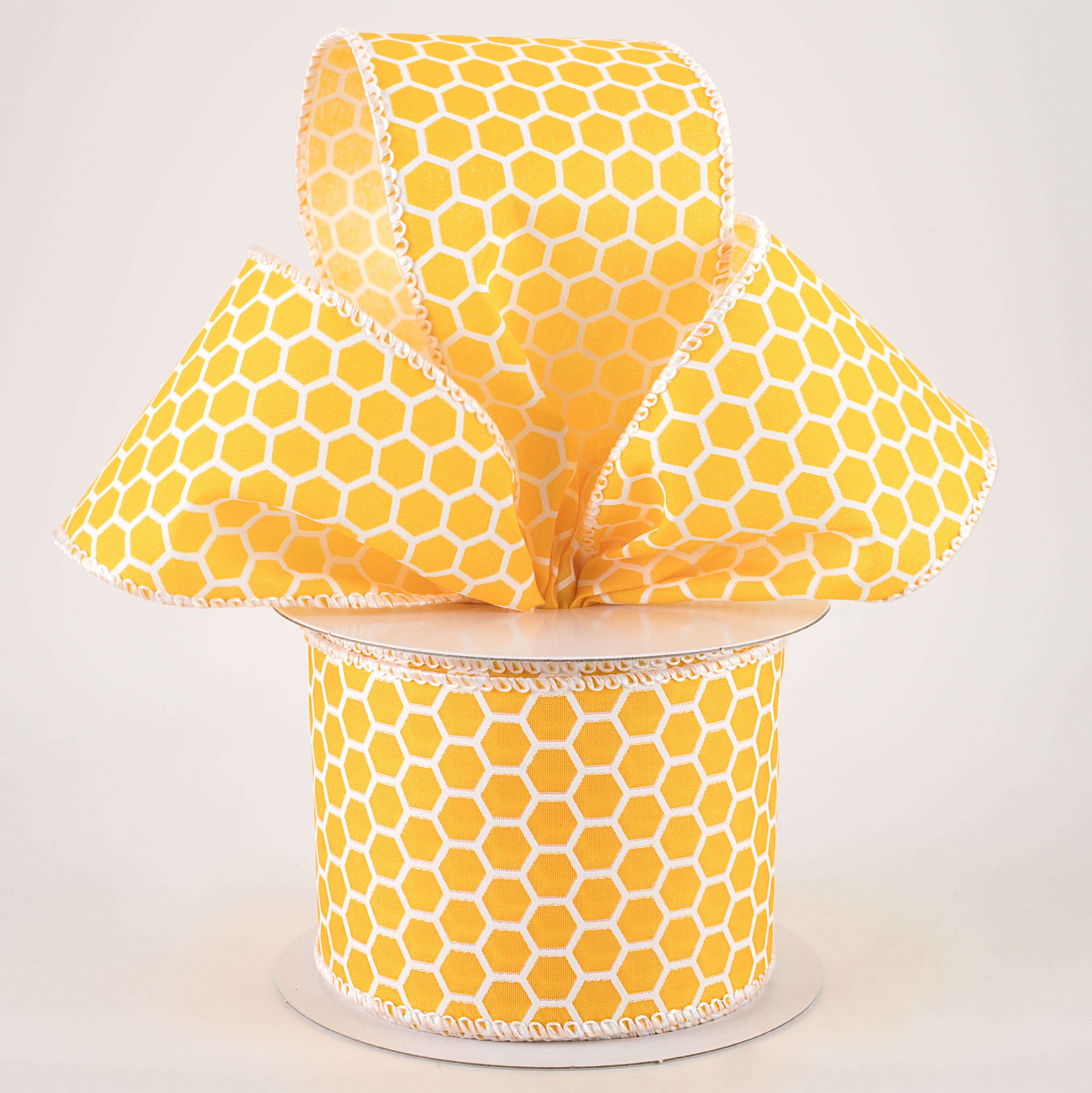 2.5" Satin Honeycomb Ribbon (10 Yards) Lifestyle Photo