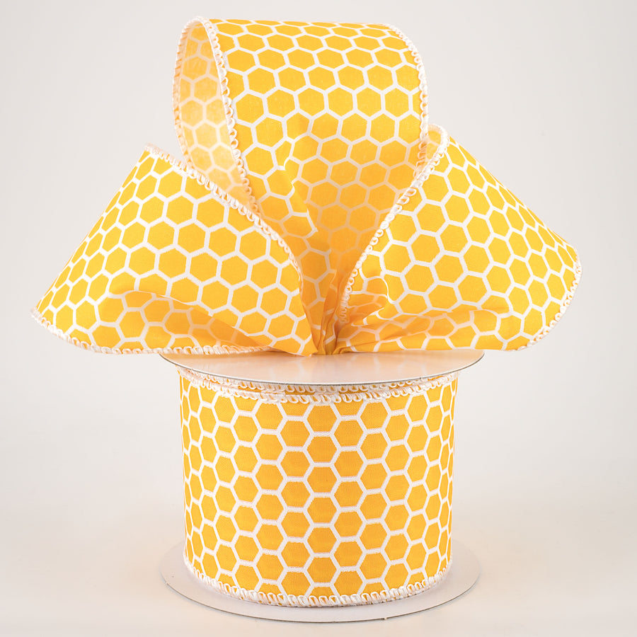 2.5" Satin Honeycomb Ribbon (10 Yards) Lifestyle Photo