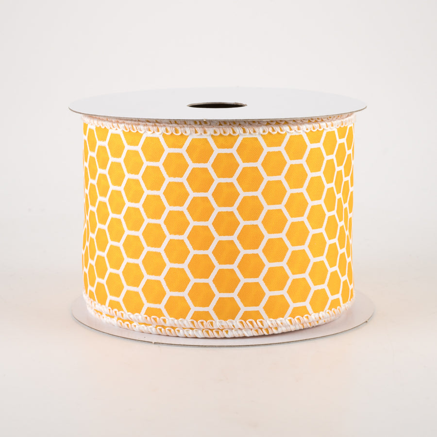 2.5" Satin Honeycomb Ribbon (10 Yards)