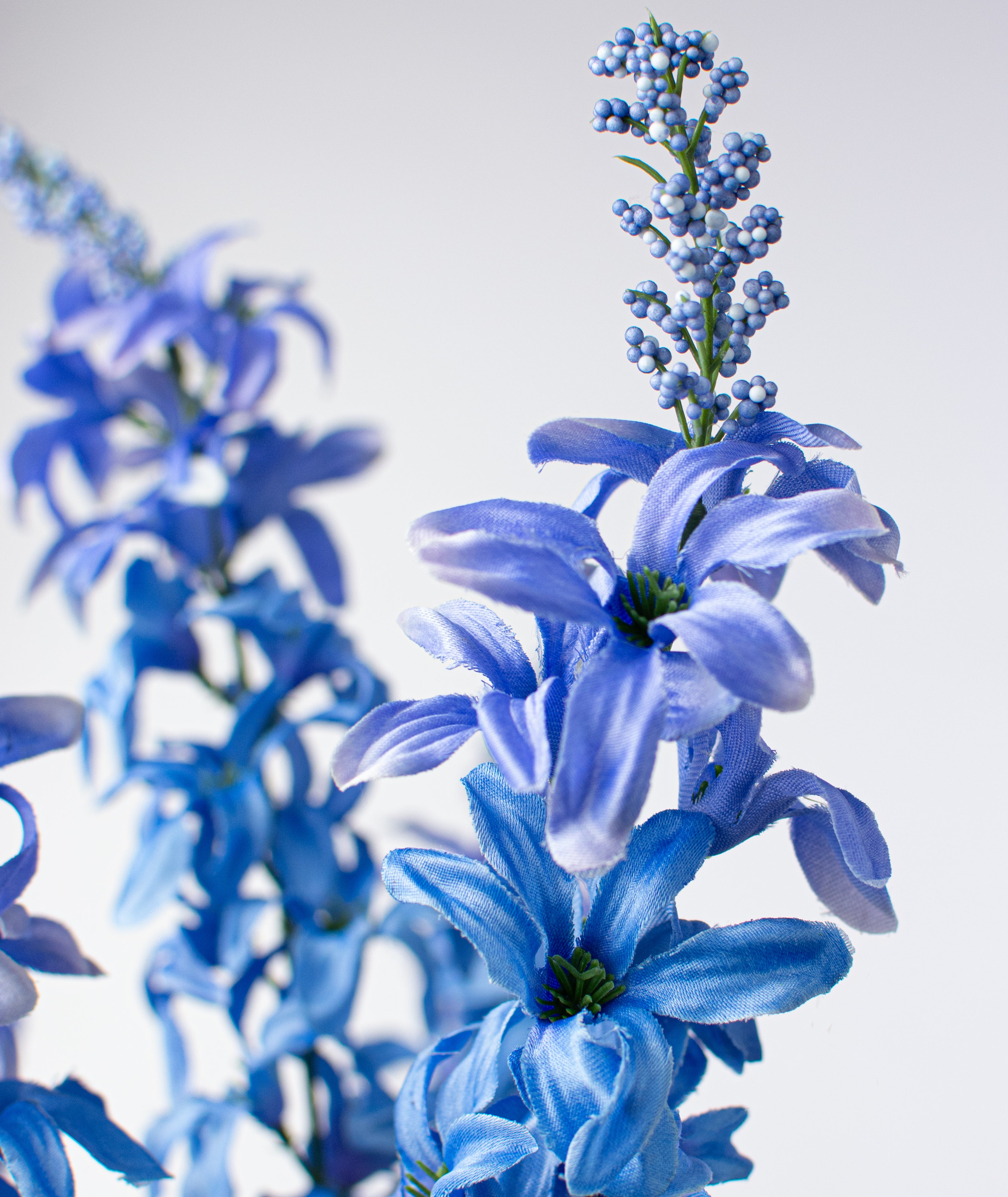 24" Satin Hyacinth Bush: Blue Lifestyle Photo