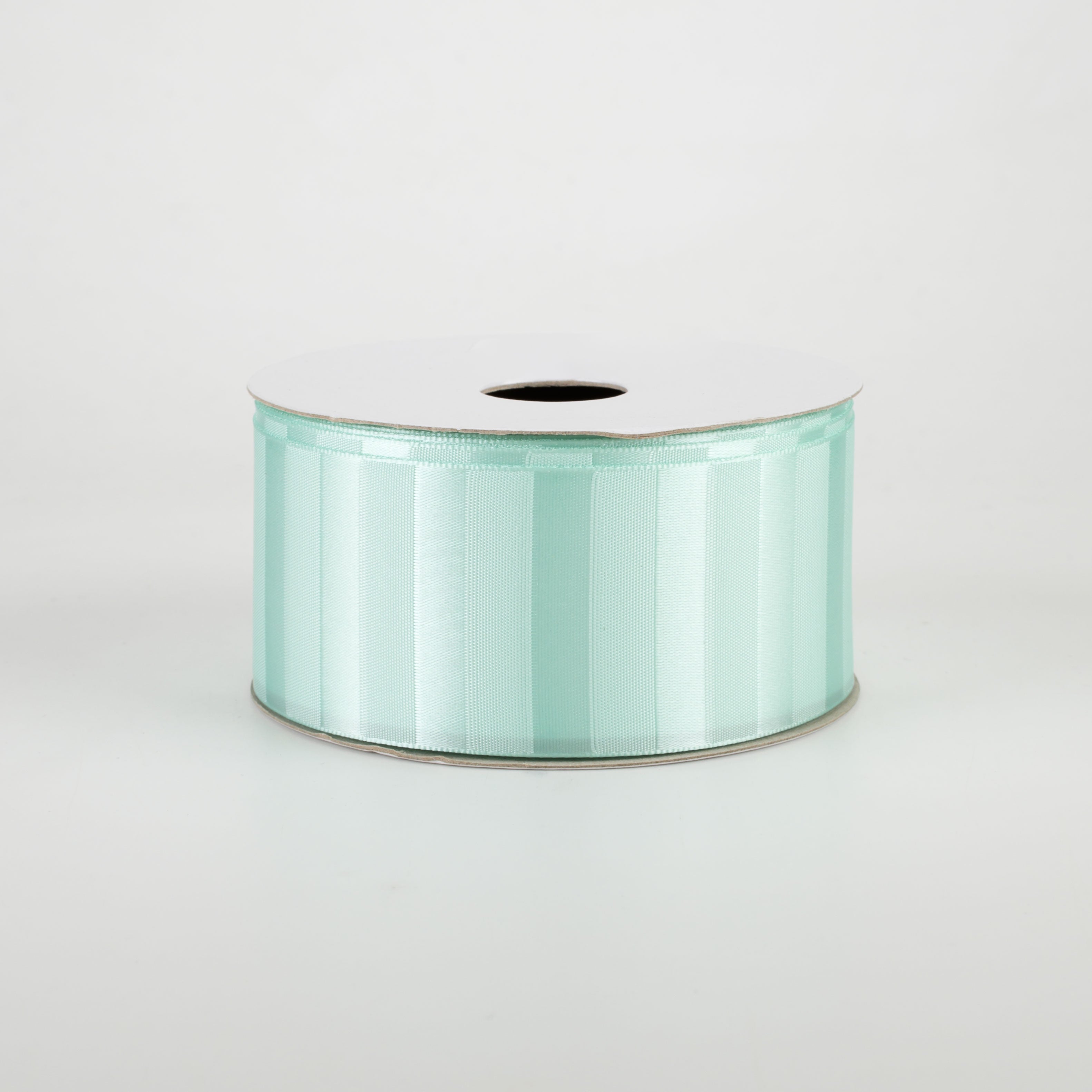 1.5" Satin Stripe Ribbon: Aqua Blue (10 Yards)