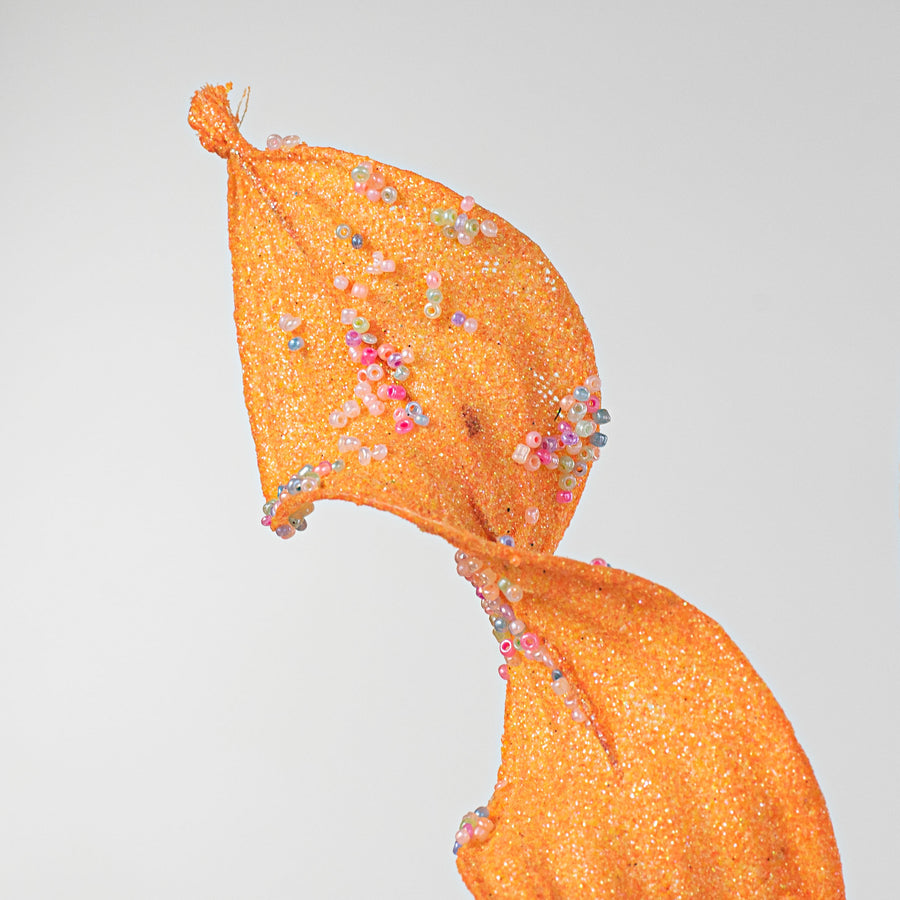 29" Sea Grass Spray: Orange Lifestyle Photo