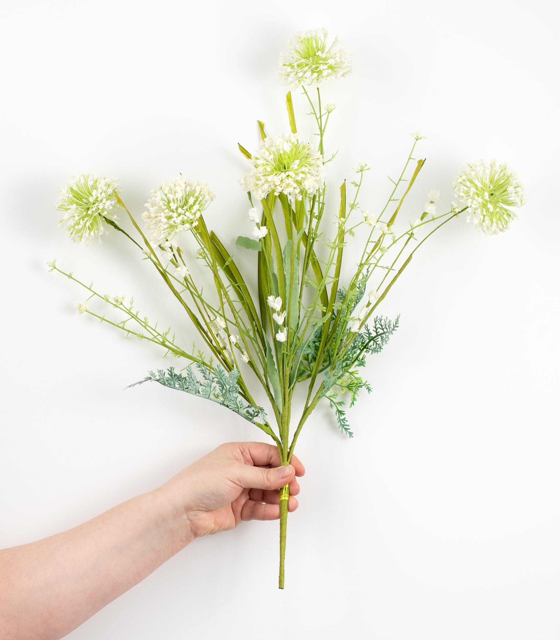 20" Sedum Bush: White detail photo 3