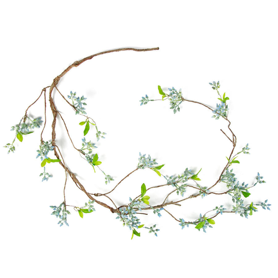 62" Seeded Berry Vine Garland: Blue Item Number: 2140107BL