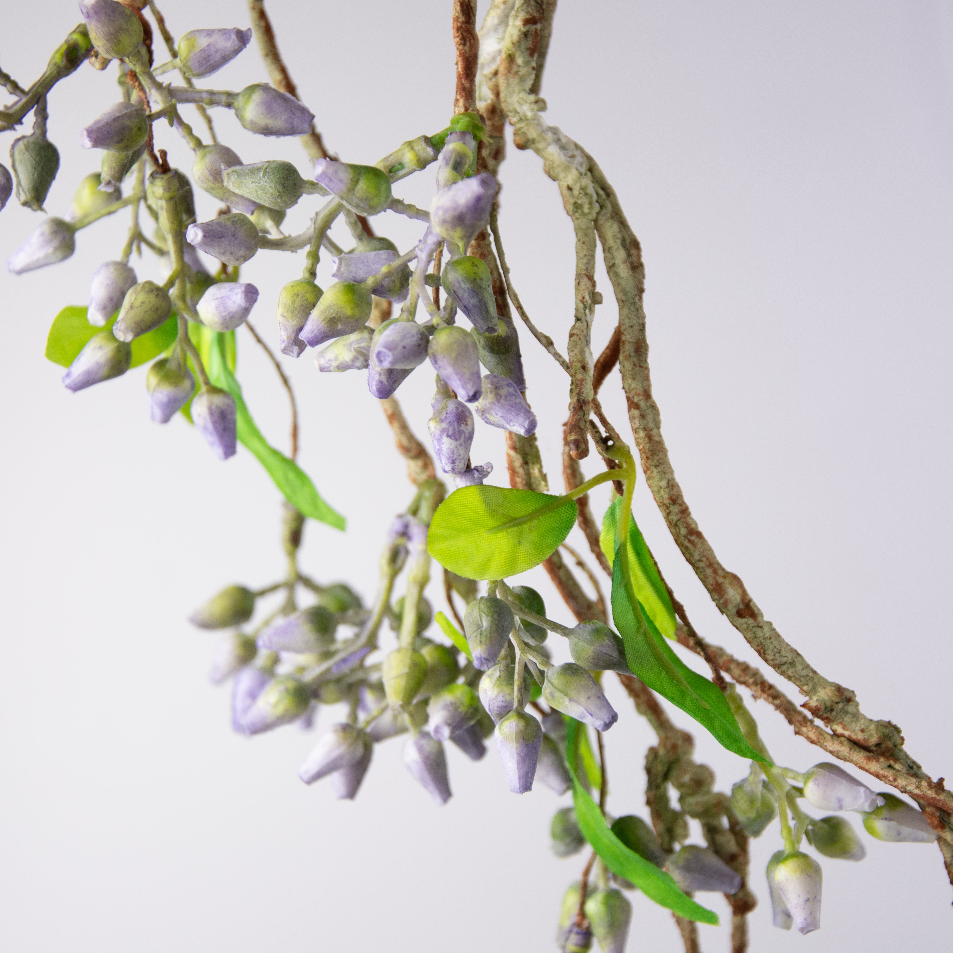 62" Seeded Berry Vine Garland: Purple detail photo 4