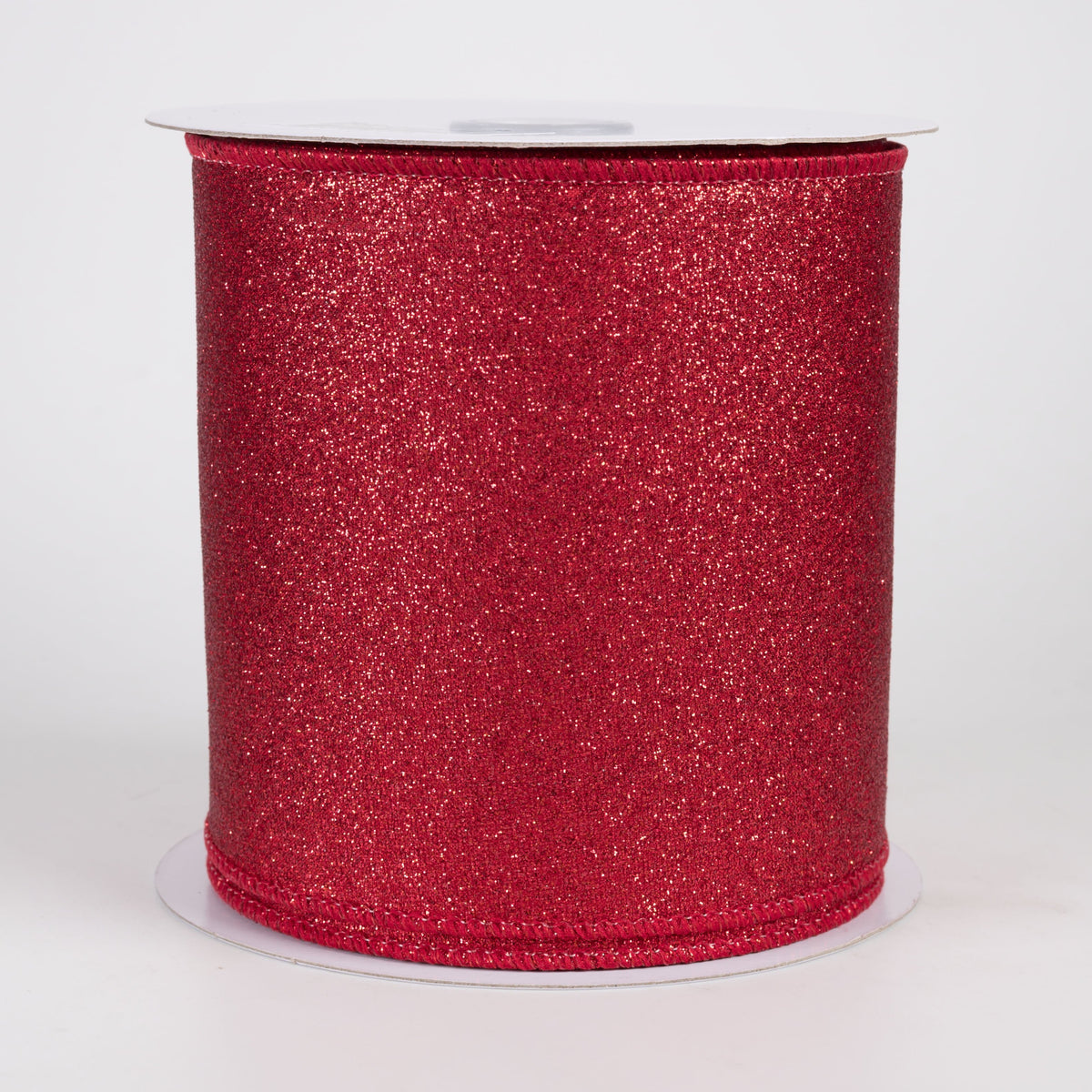 4" Shimmer Glitter Ribbon: Red (10 Yards) Item Number: RGC159824