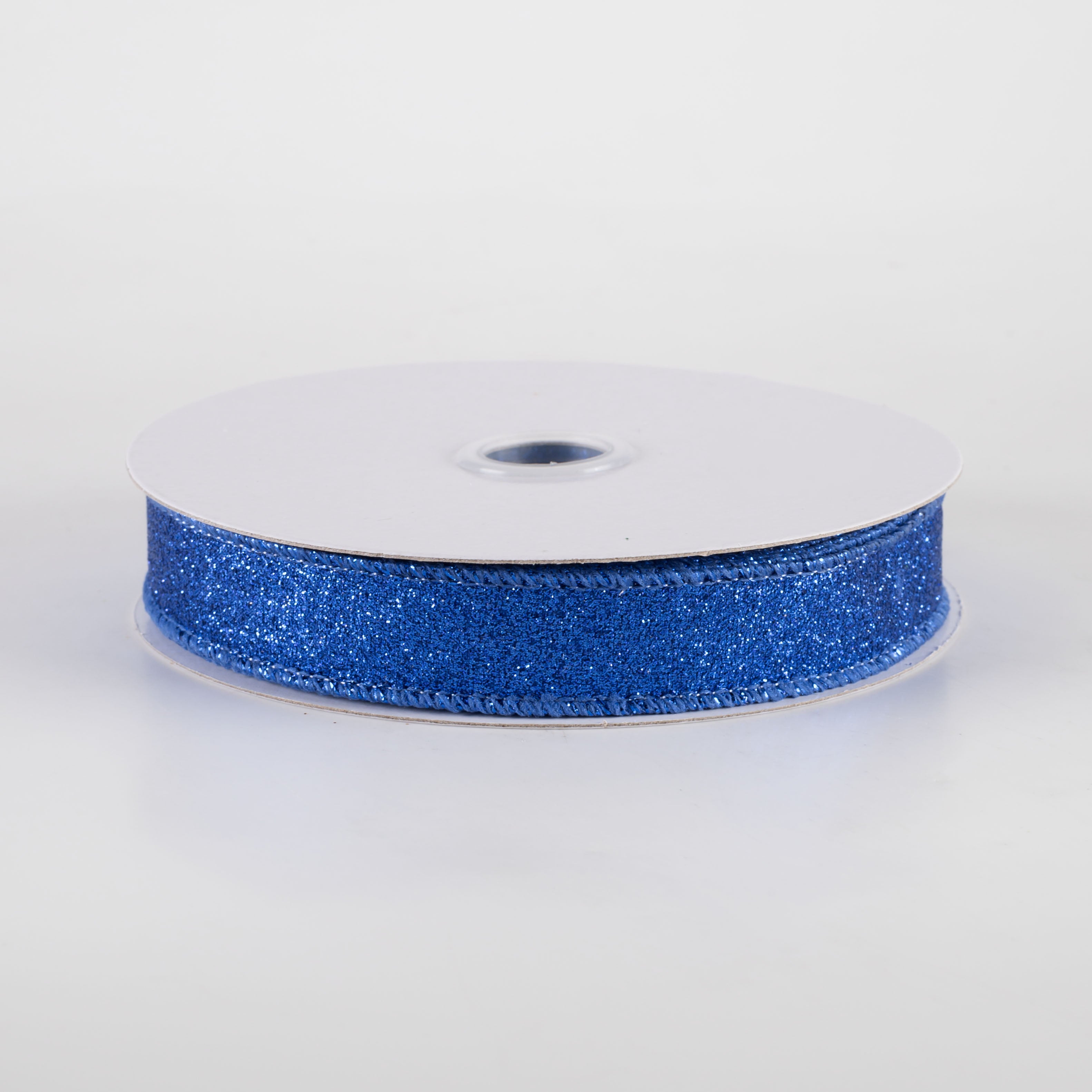 5/8" Shimmer Glitter Ribbon: Royal Blue (10 Yards)