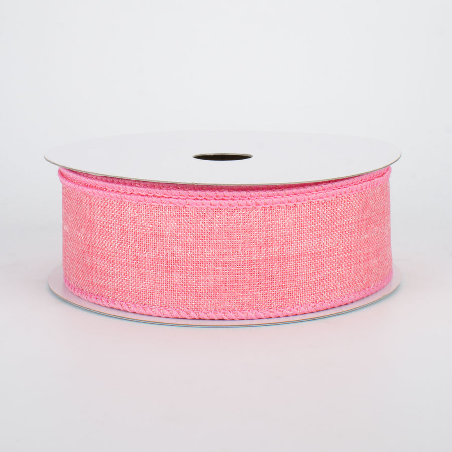 1.5" Shiny Canvas Ribbon: Pink (10 Yards)