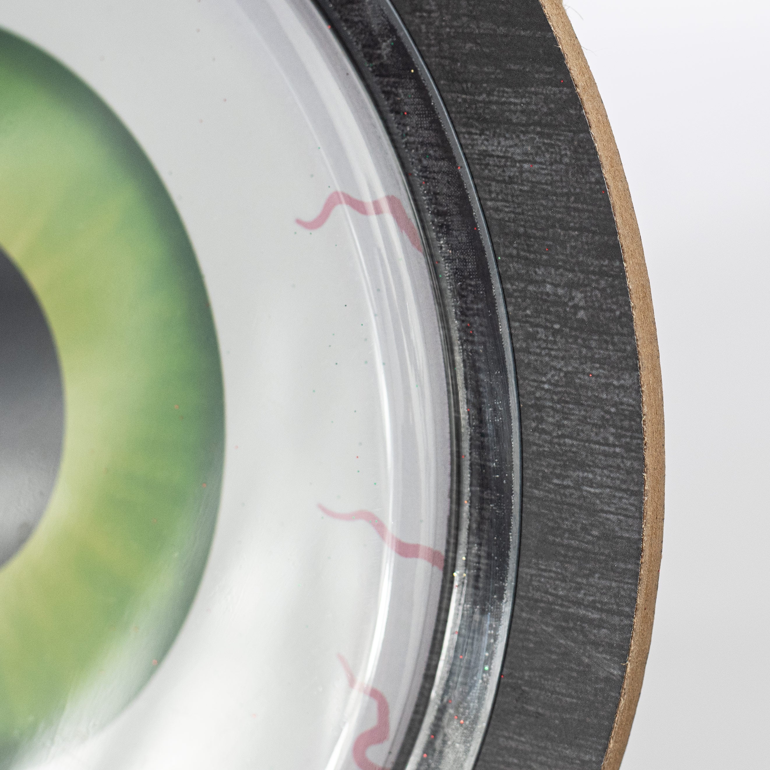 10" Shiny Eyeball Dome Sign: Lime & Black detail photo 3