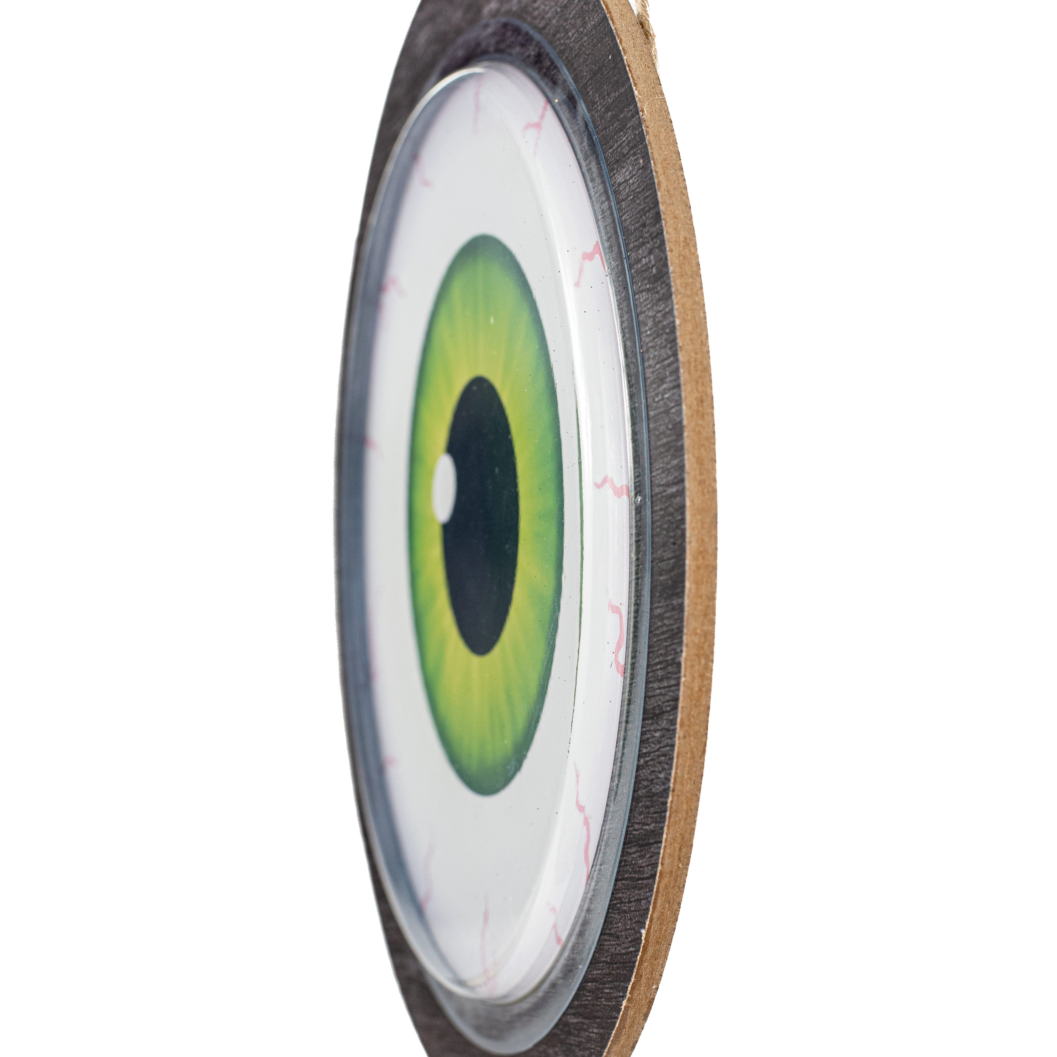 10" Shiny Eyeball Dome Sign: Lime & Black detail photo 5