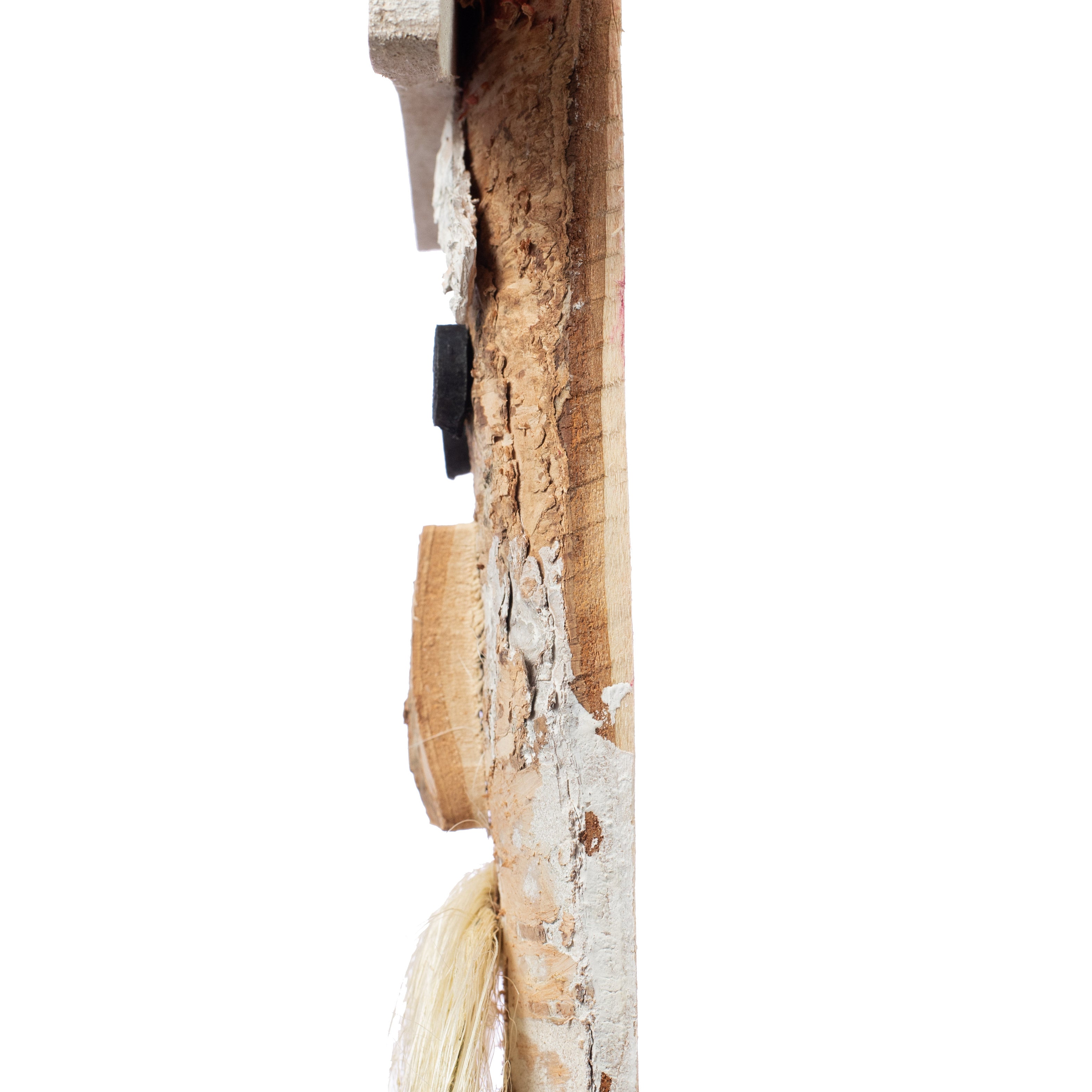 32" Single Plank Birch Decoration: Santa detail photo 4