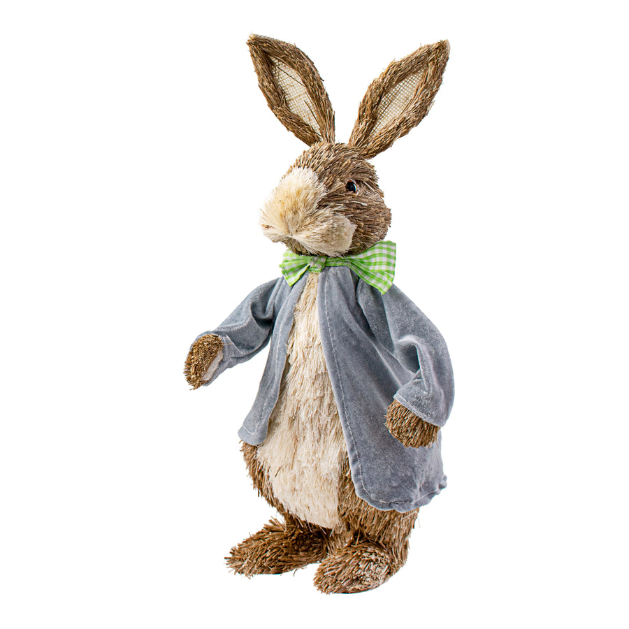 16" Sisal Bunny Decoration: Boy Item Number: 62917BL