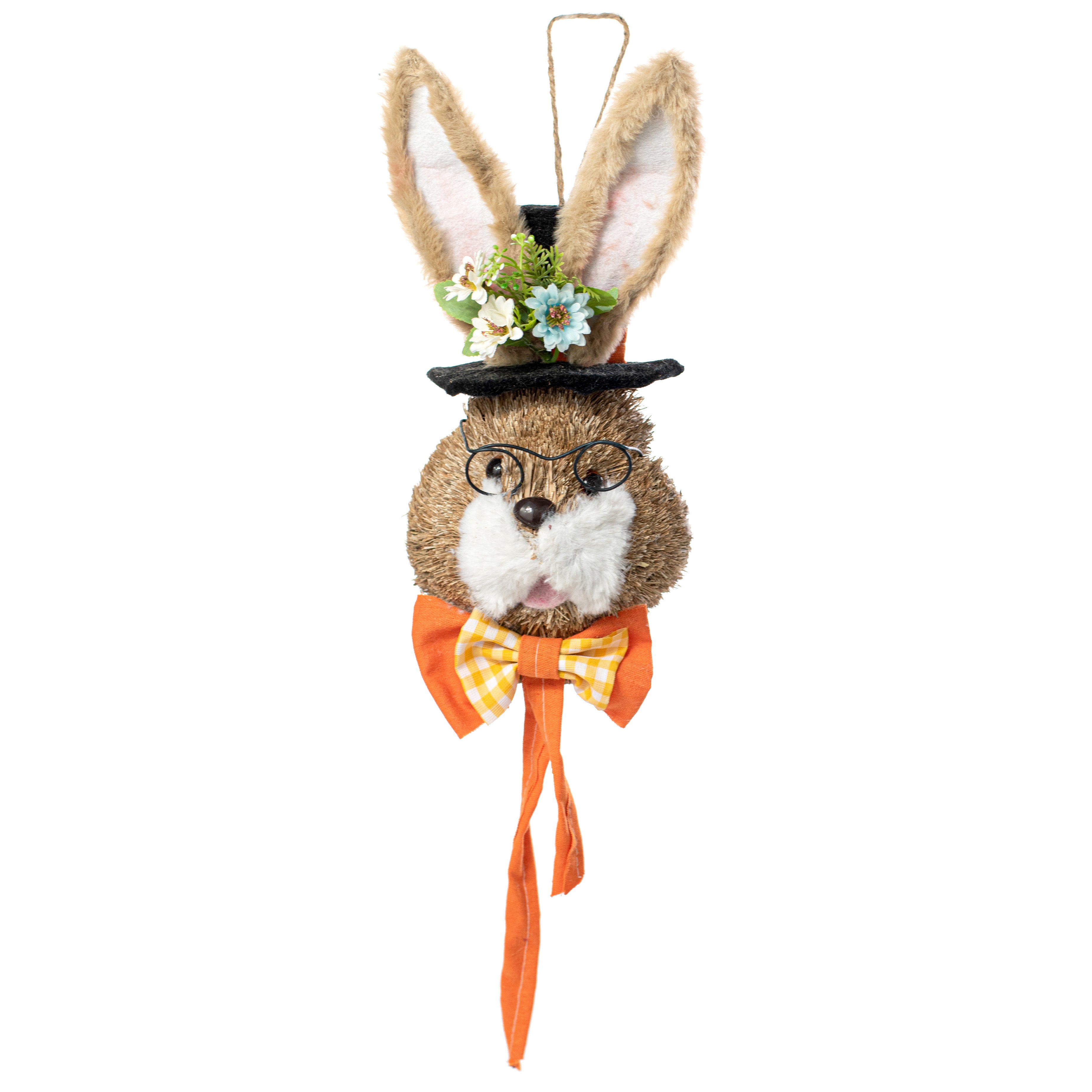22" Sisal Top Hat Bunny Rabbit: Orange Item Number: 63368OR