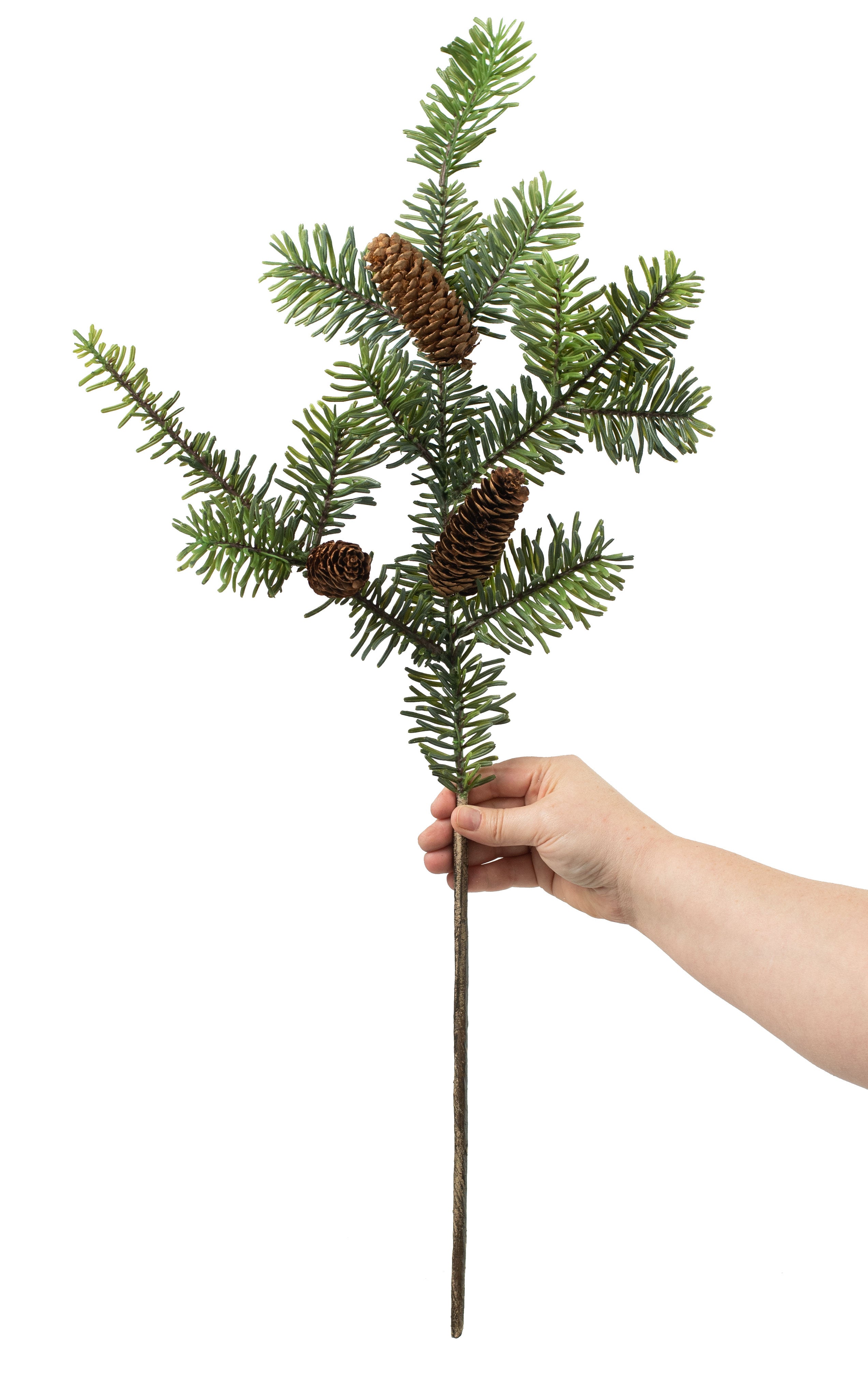 30" Sitka Spruce Pinecones Spray detail photo 3