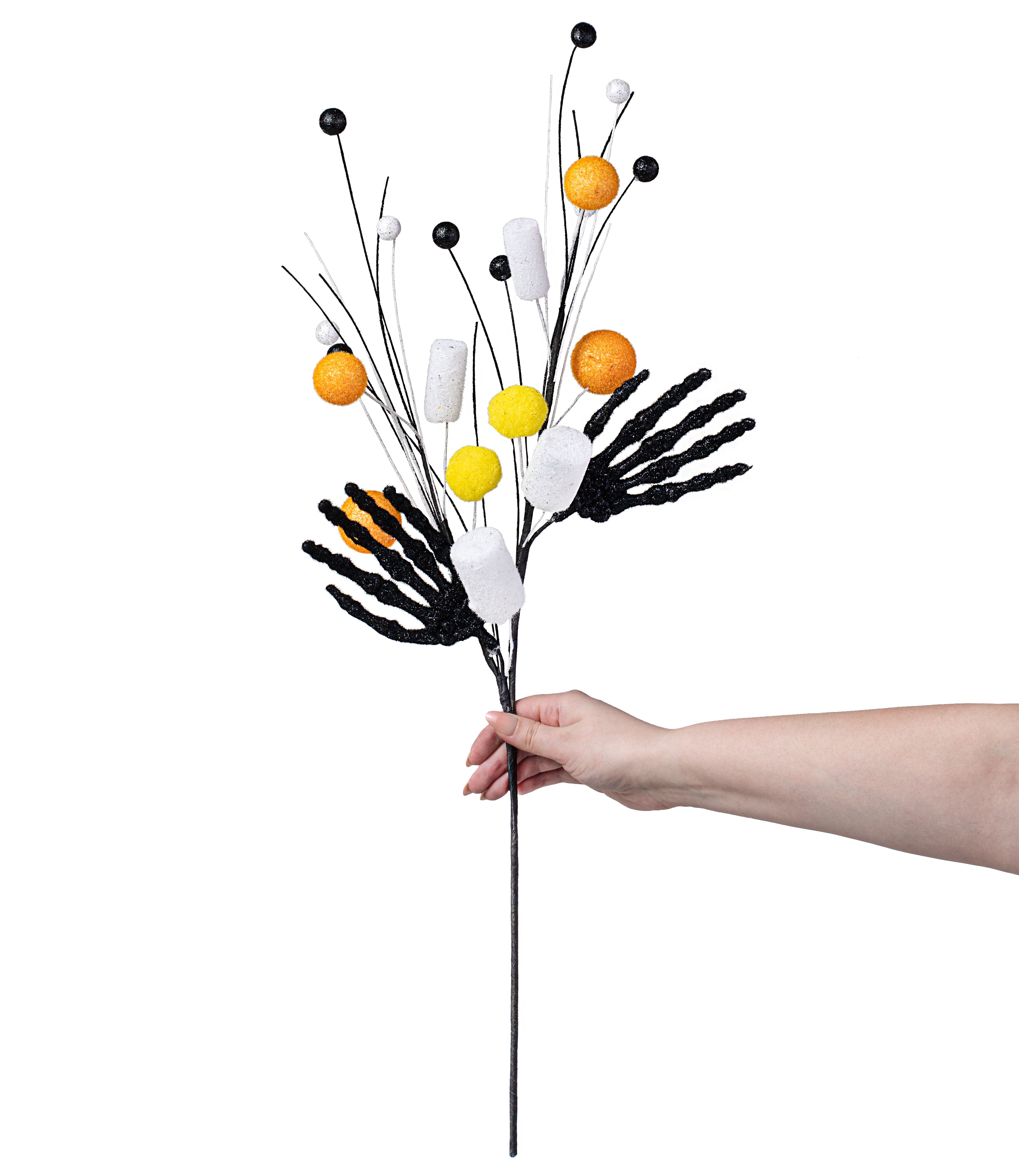 26" Skeleton Hand, Ball, Marshmallow Spray detail photo 3