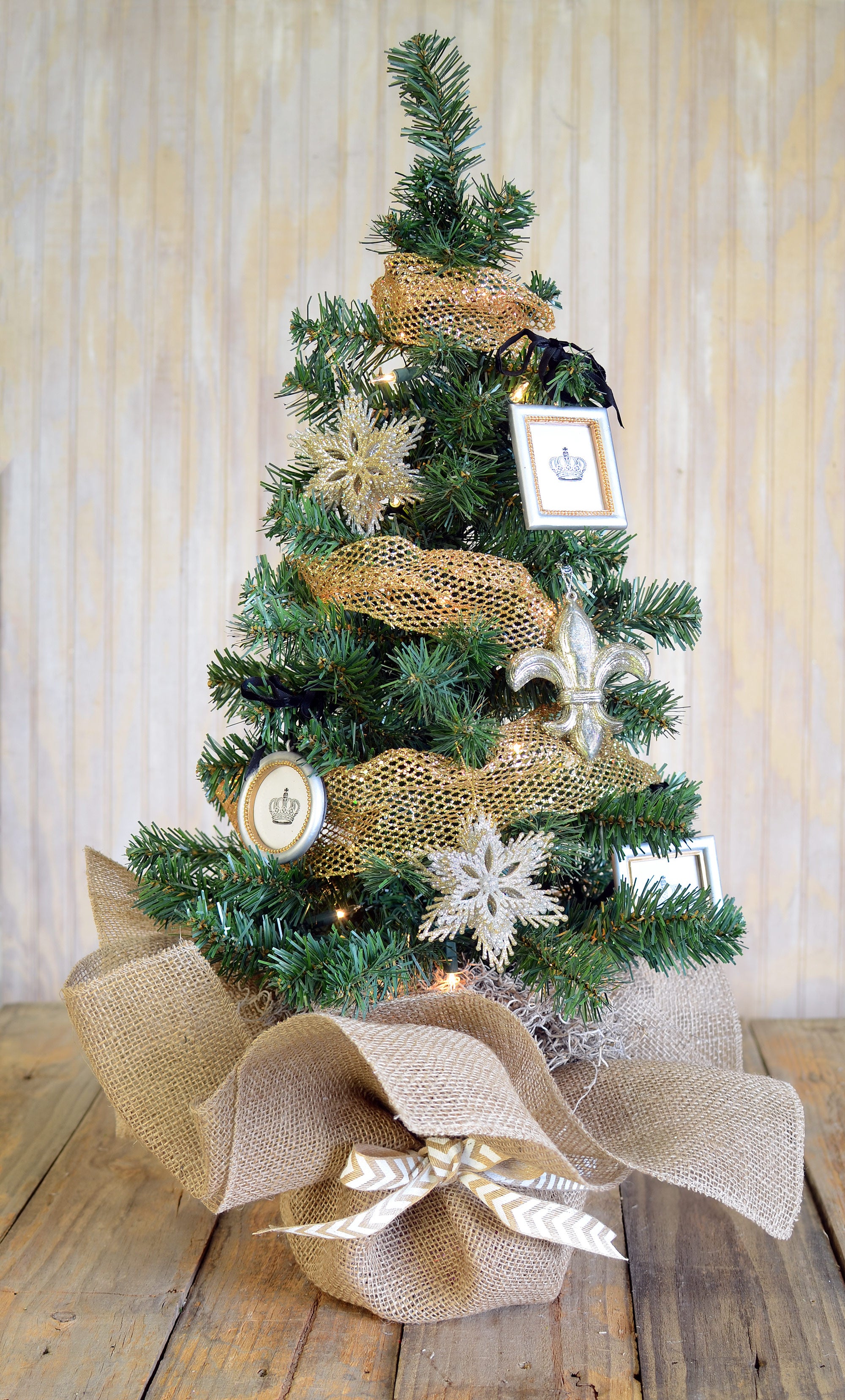 18" Small Christmas Tree On Stake Lifestyle Photo