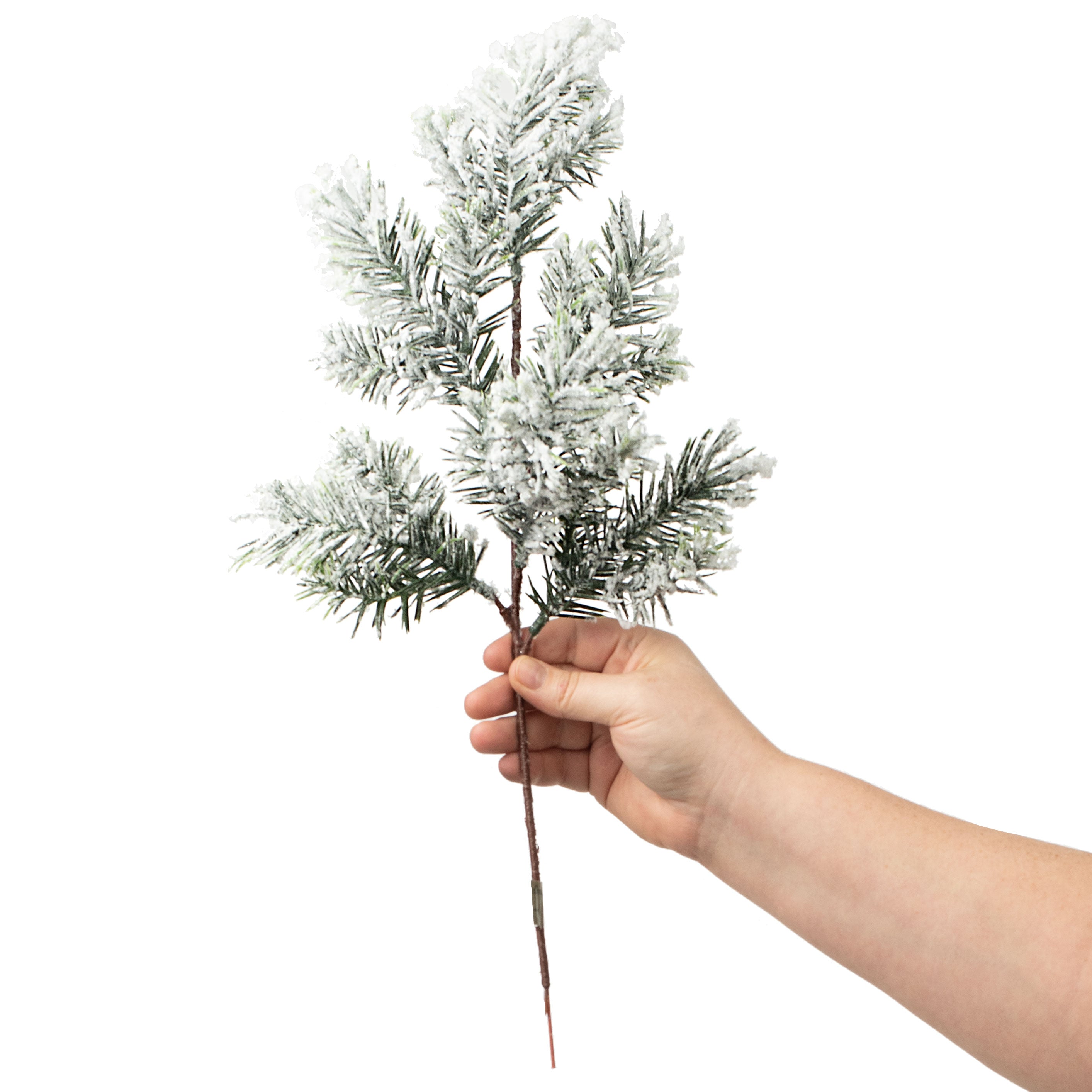 18" Snow Angel Pine Spray detail photo 3