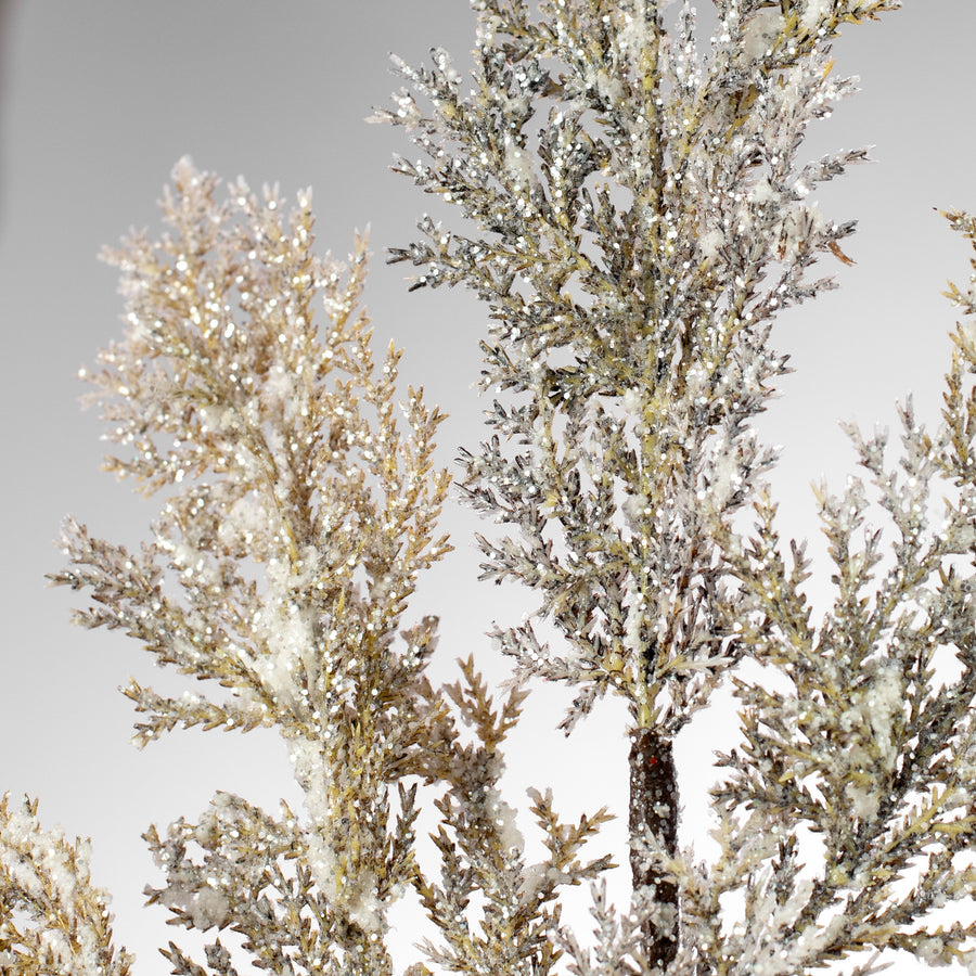 30" Snow Cedar Spray: Brown detail photo 4