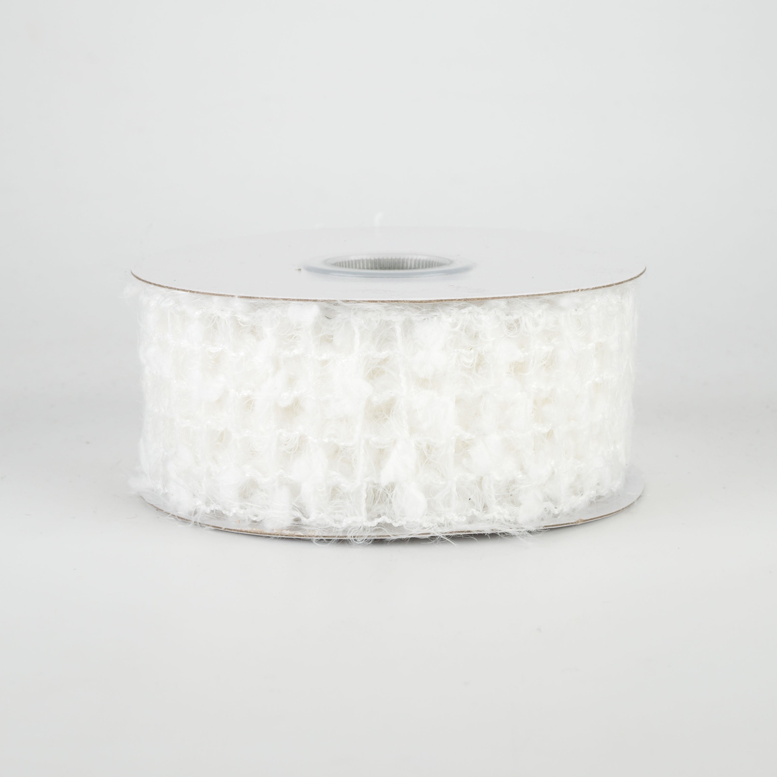1.5" Snow Flocked Net Ribbon (10 Yards)