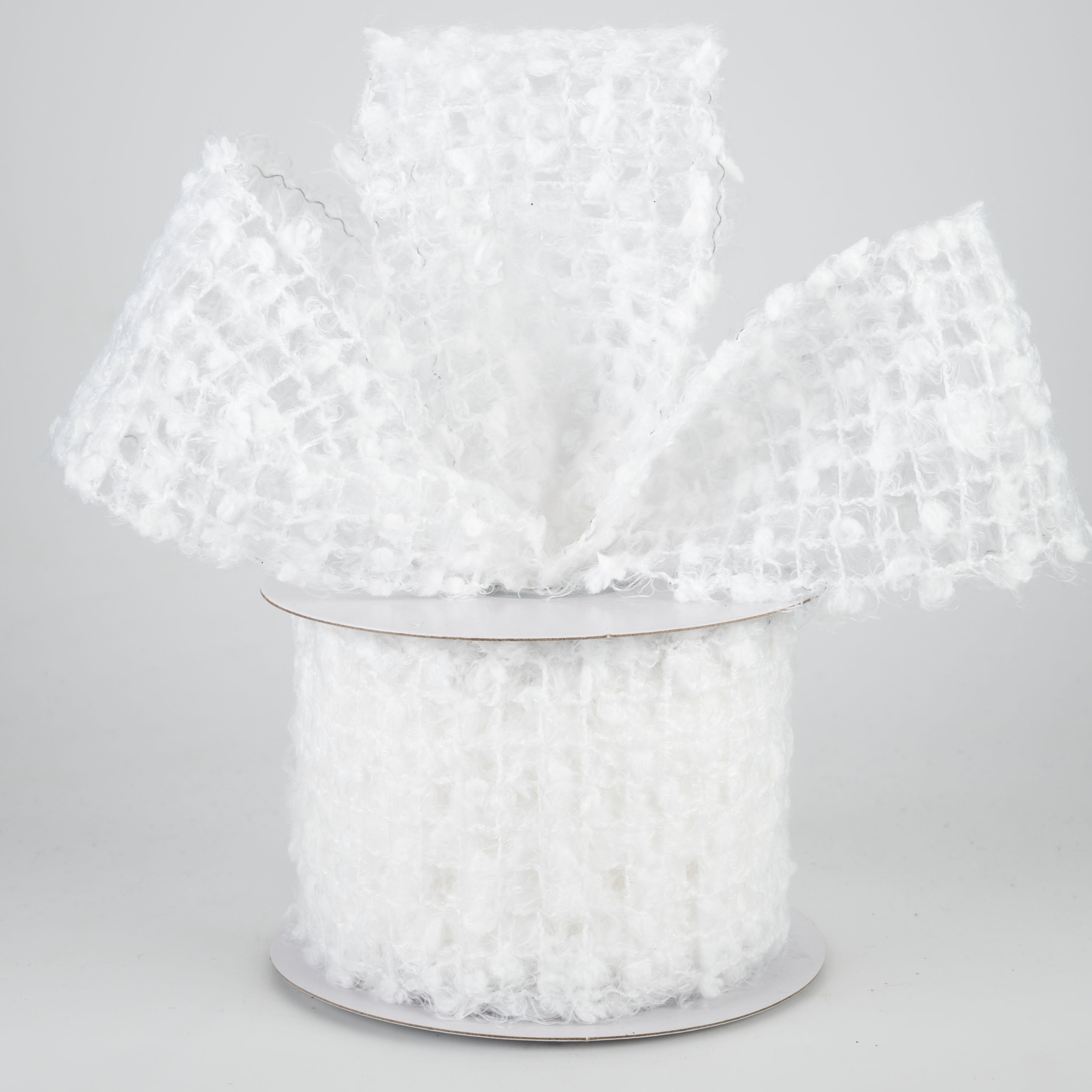 2.5" Snow Flocked Net Ribbon (10 Yards) Lifestyle Photo