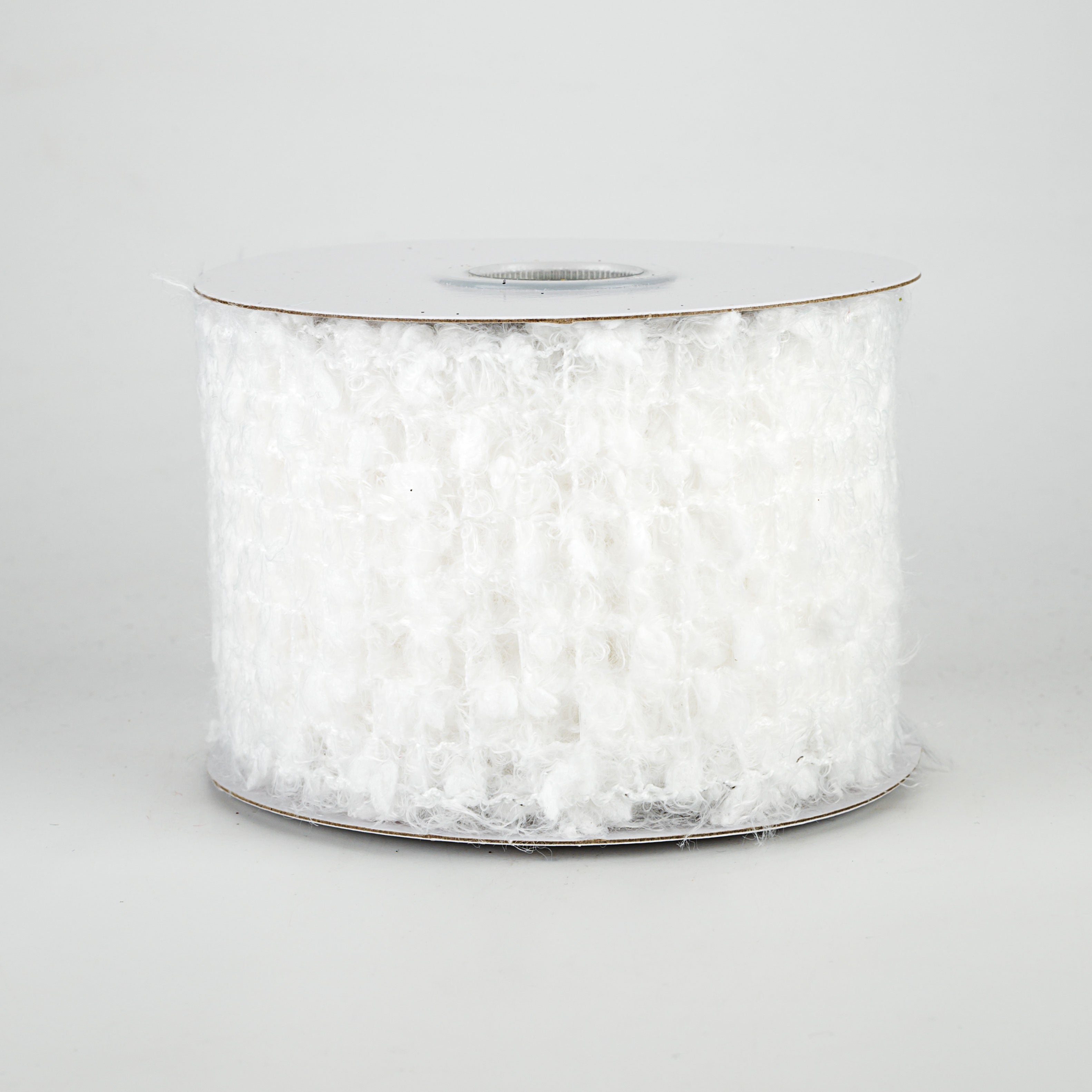 2.5" Snow Flocked Net Ribbon (10 Yards)