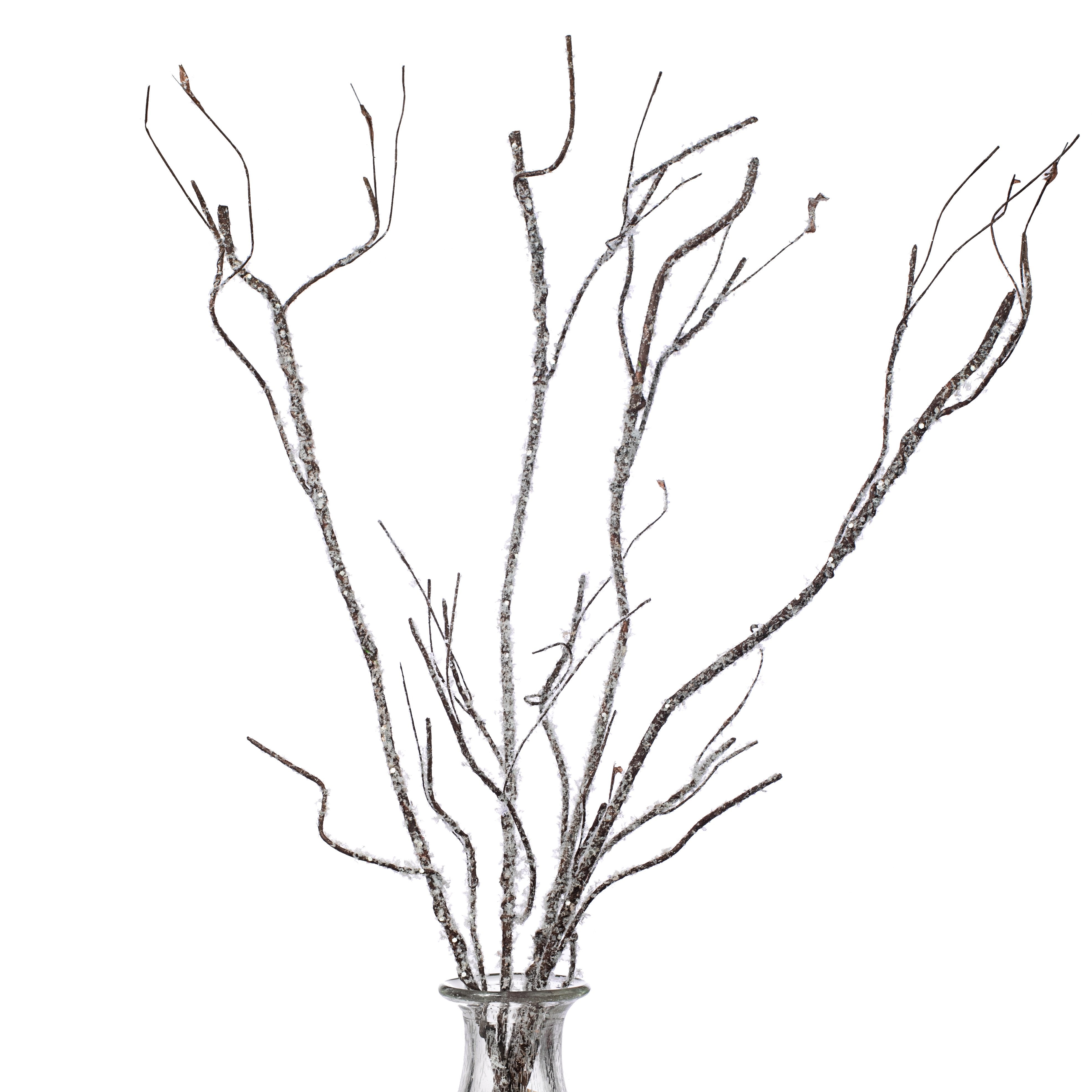 33" Snow Iced Twig Bundle (4) Item Number: 248932