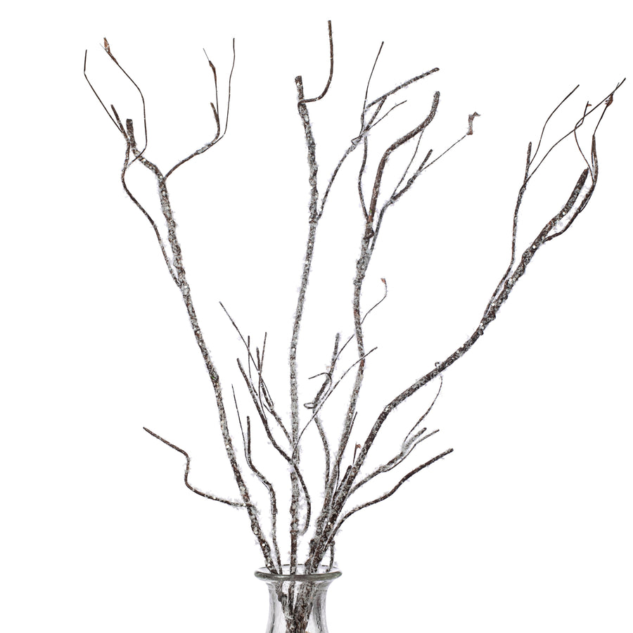 33" Snow Iced Twig Bundle (4) Item Number: 248932